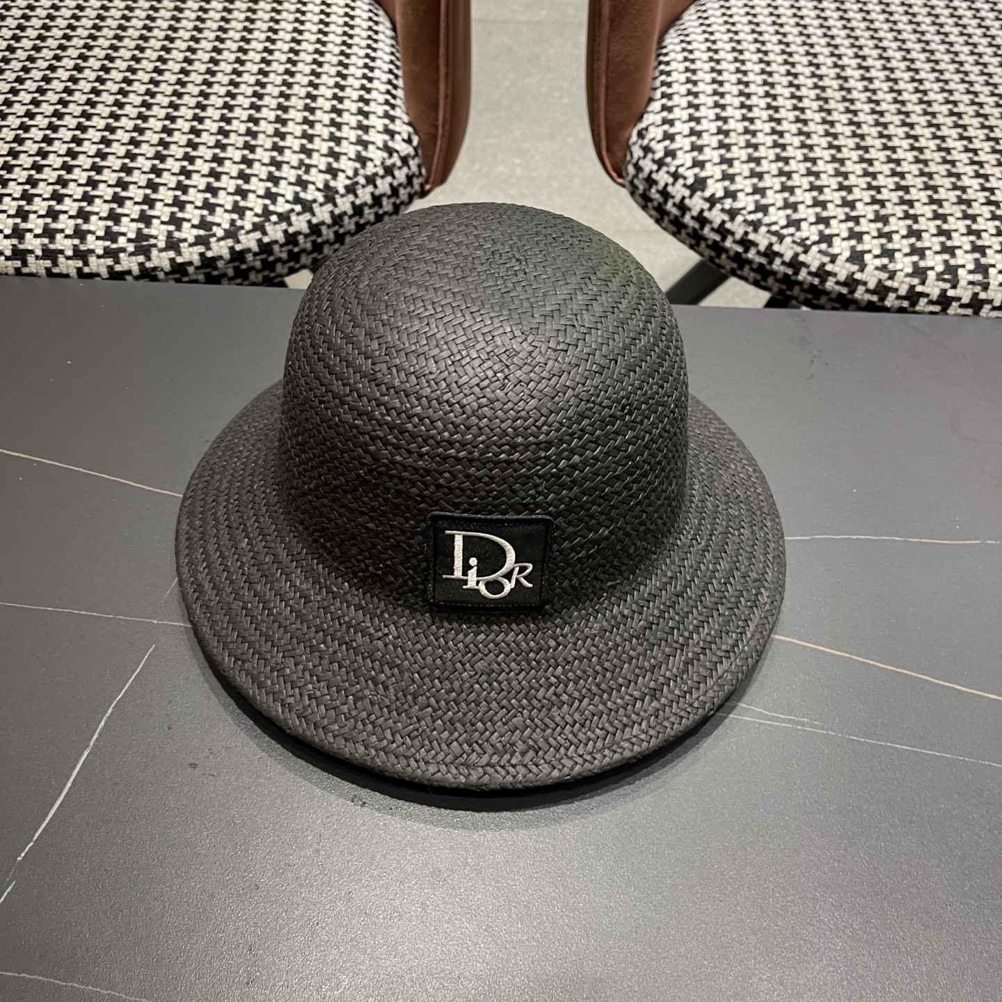 Dior迪奥2026新款拉菲草帽，旅游必备，头围57cm