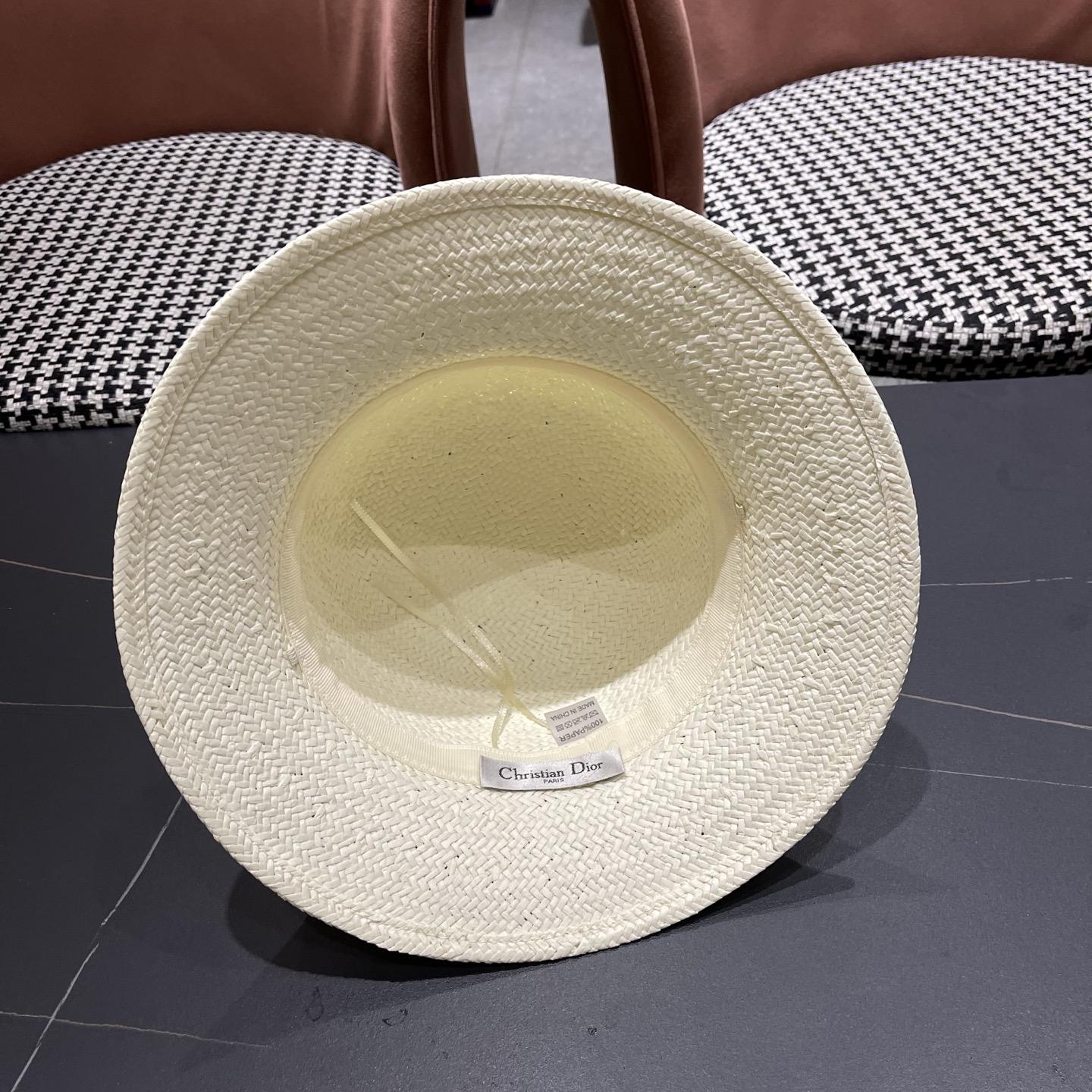Dior迪奥2026新款拉菲草帽，旅游必备，头围57cm
