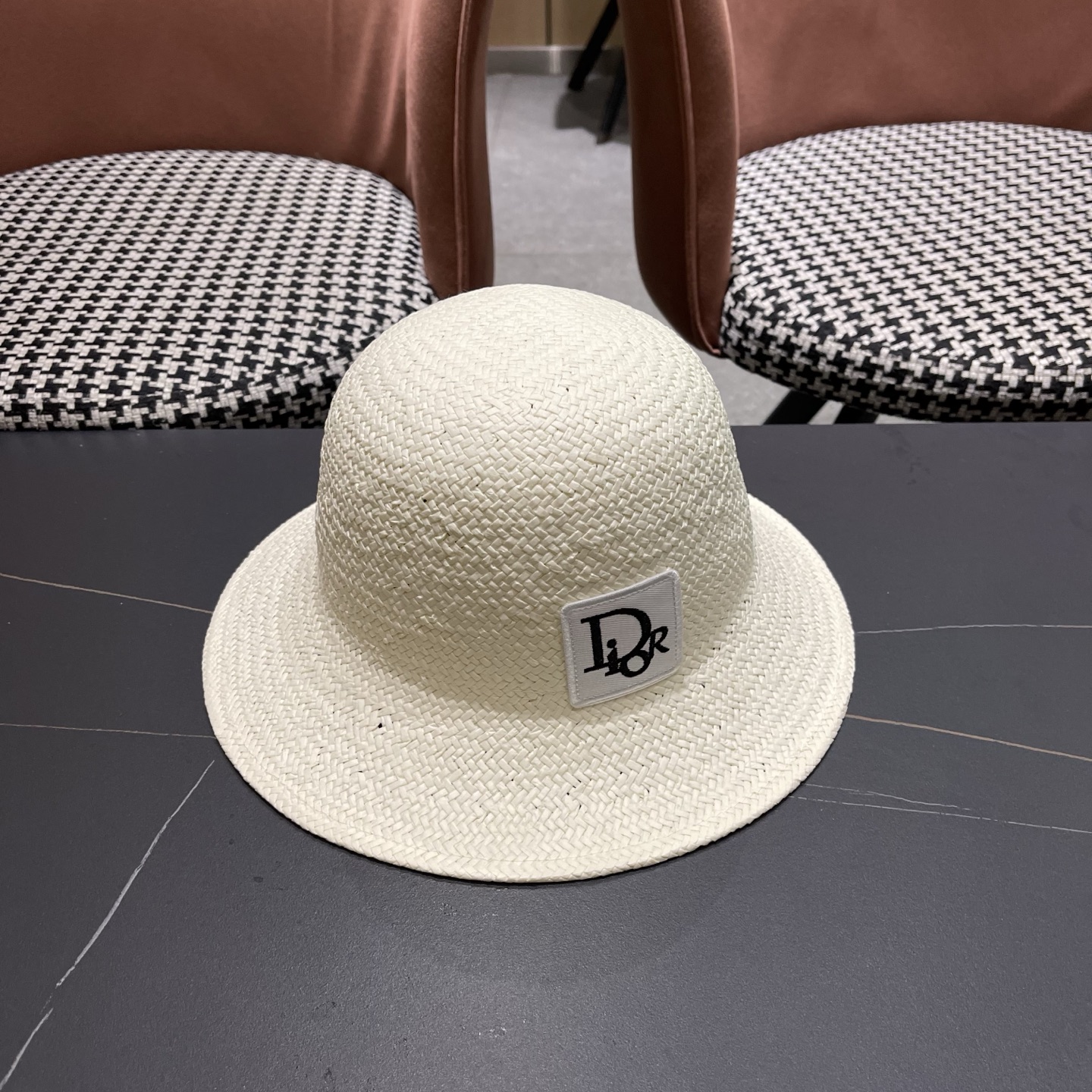 Dior迪奥2026新款拉菲草帽，旅游必备，头围57cm