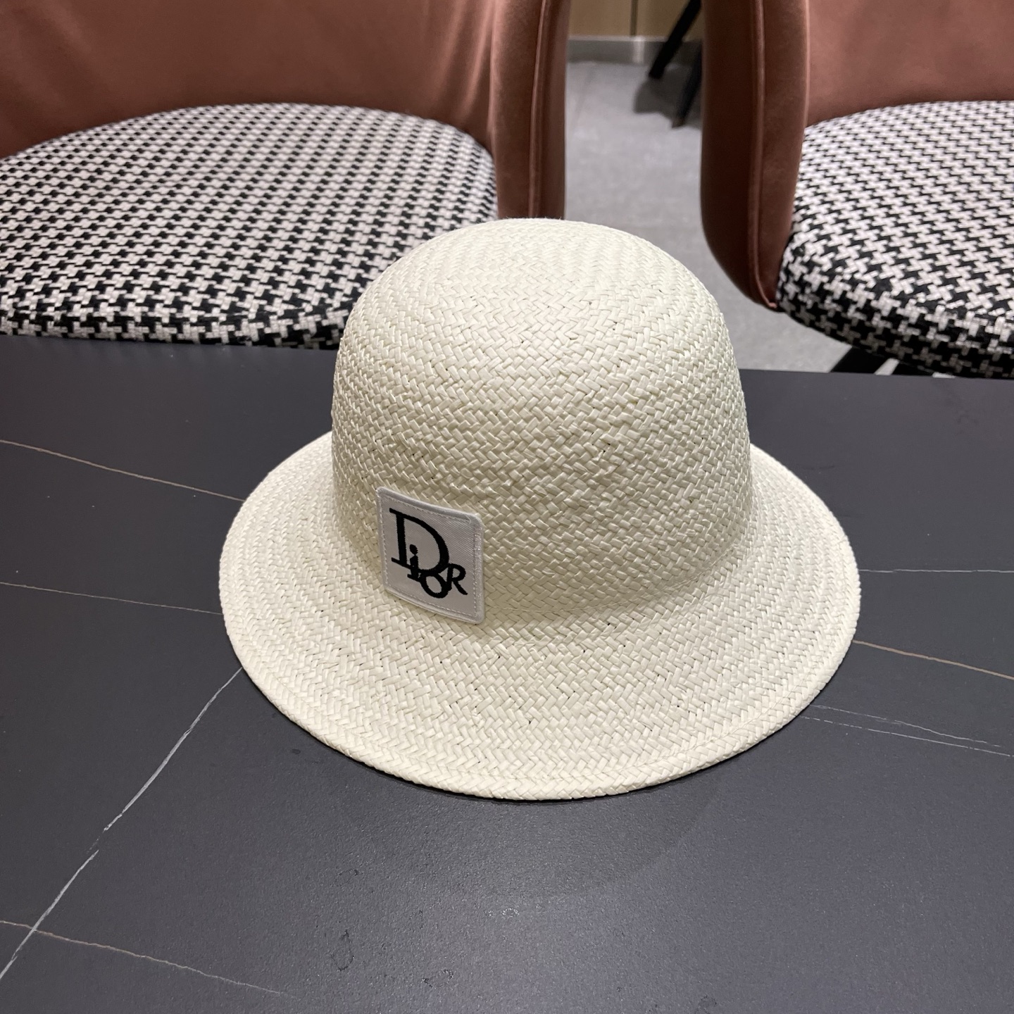 Dior迪奥2026新款拉菲草帽，旅游必备，头围57cm