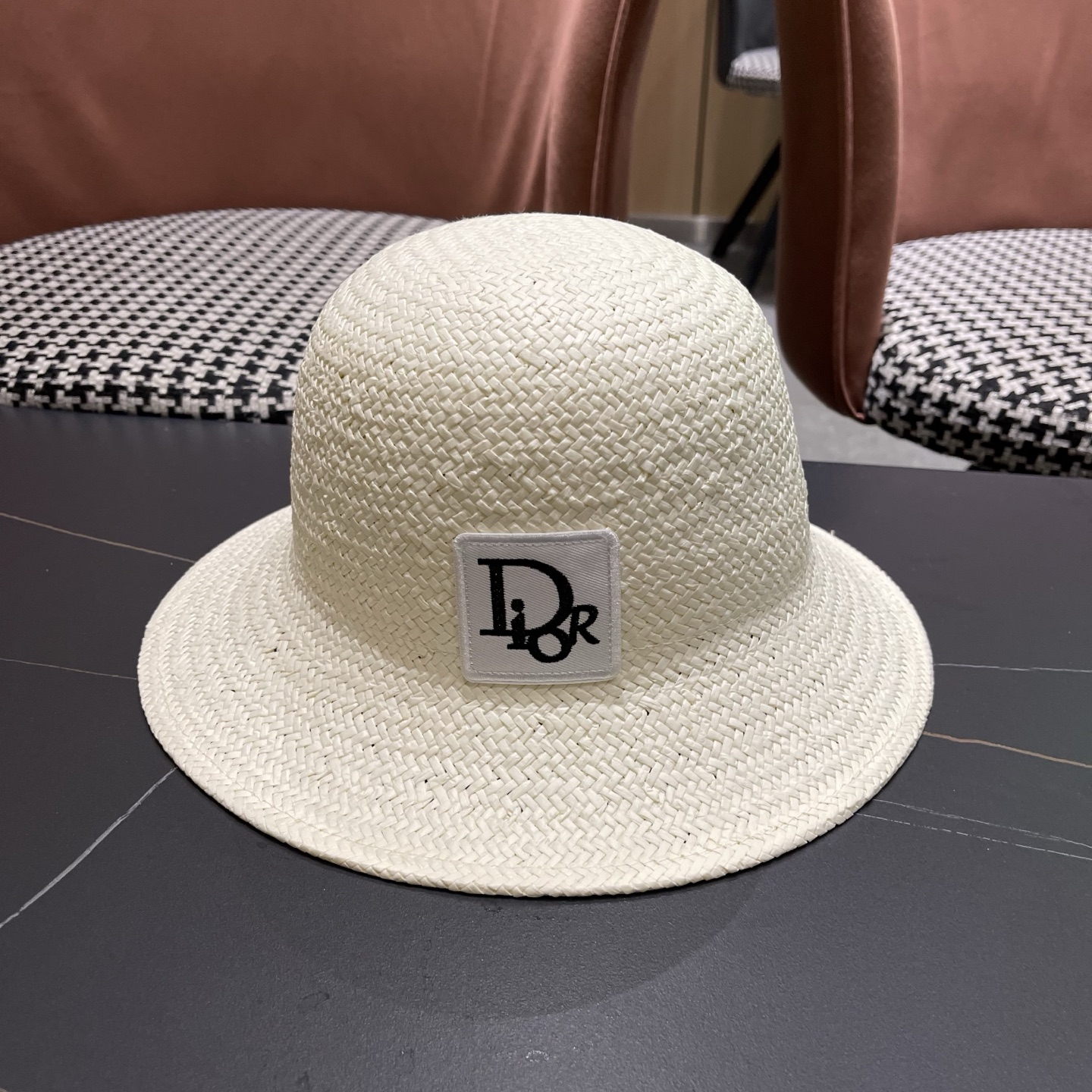 Dior迪奥2026新款拉菲草帽，旅游必备，头围57cm