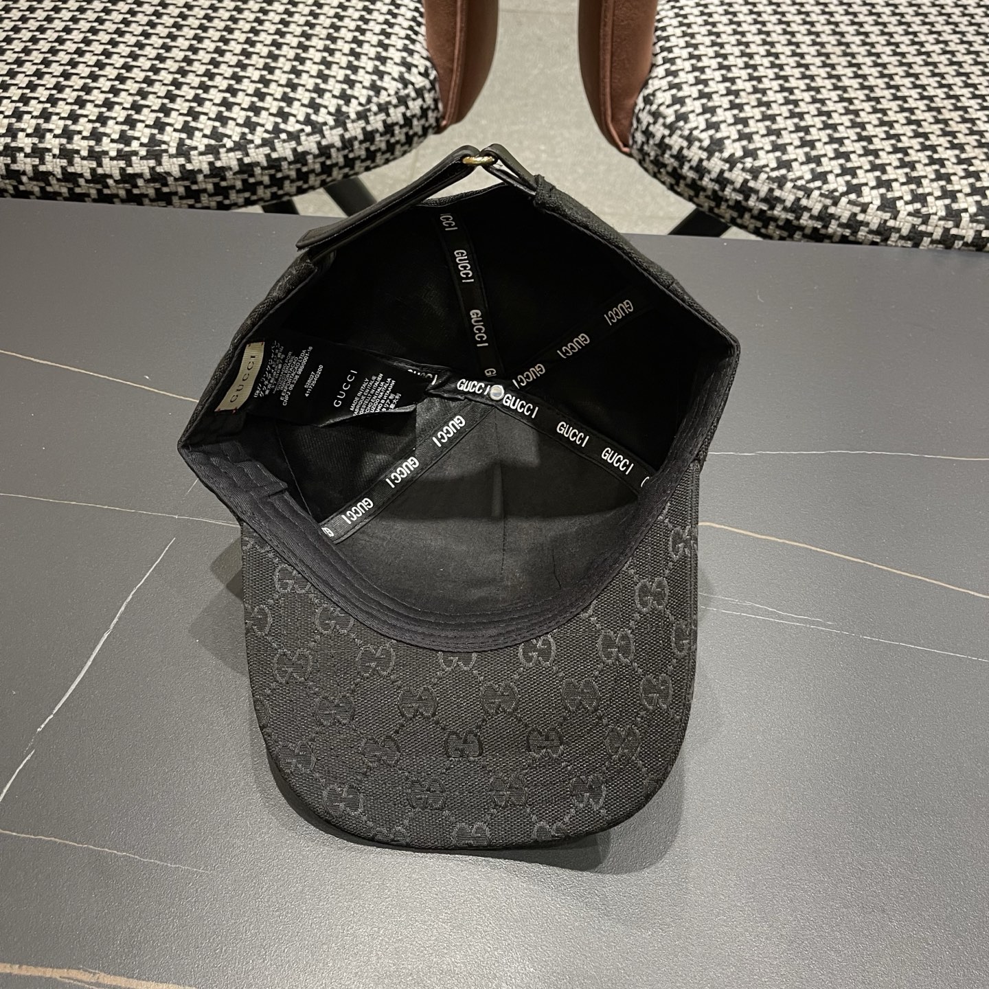 Gucci(古奇)经典原单棒球帽专柜1:1开模订制轻盈透气！实物拍摄，四季百搭男女适用，基础头围56，贴