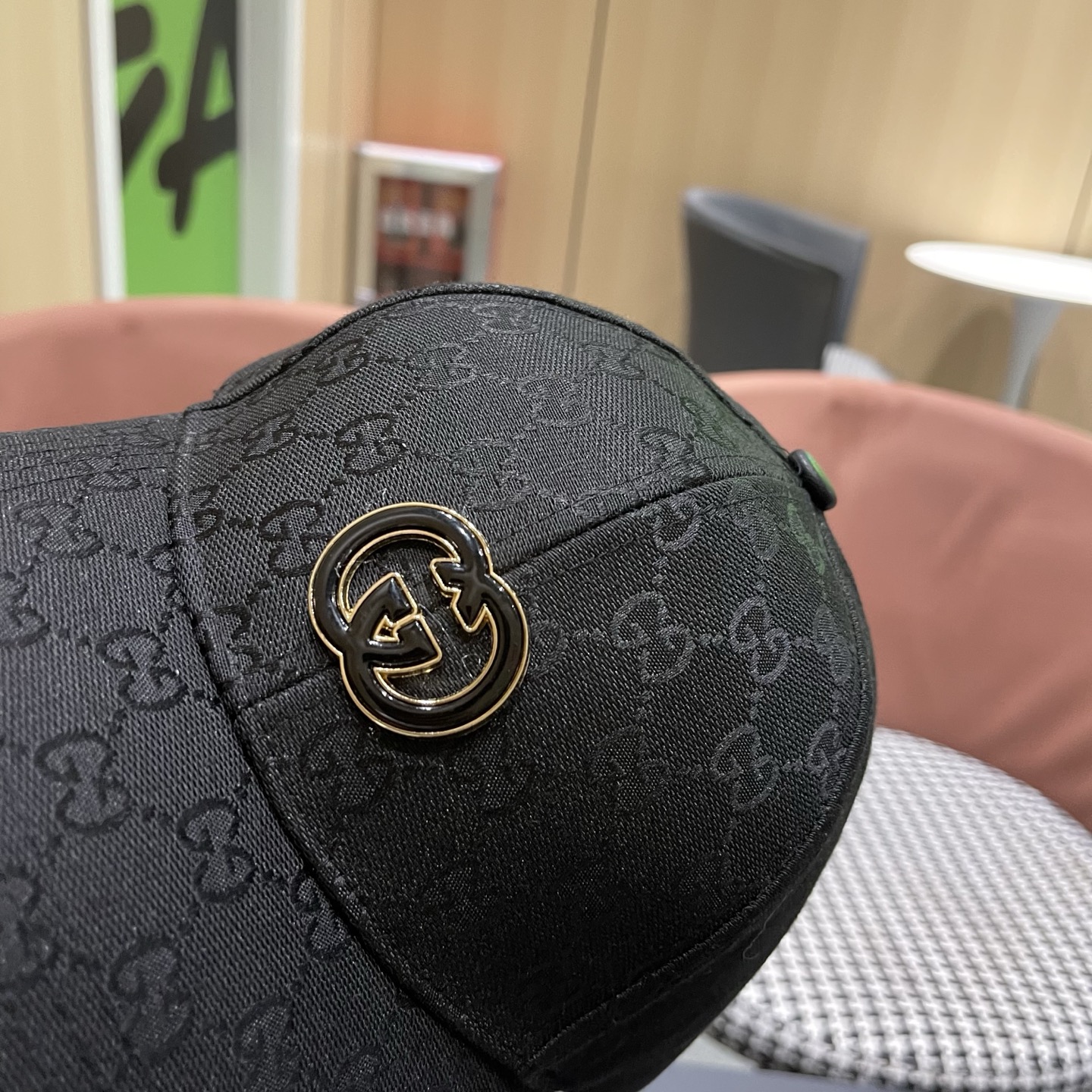 Gucci(古奇)新款原单棒球帽，细节可媲美专柜，原版帆布料质量超赞！帅男靓女首选，时尚百搭。基础头围5