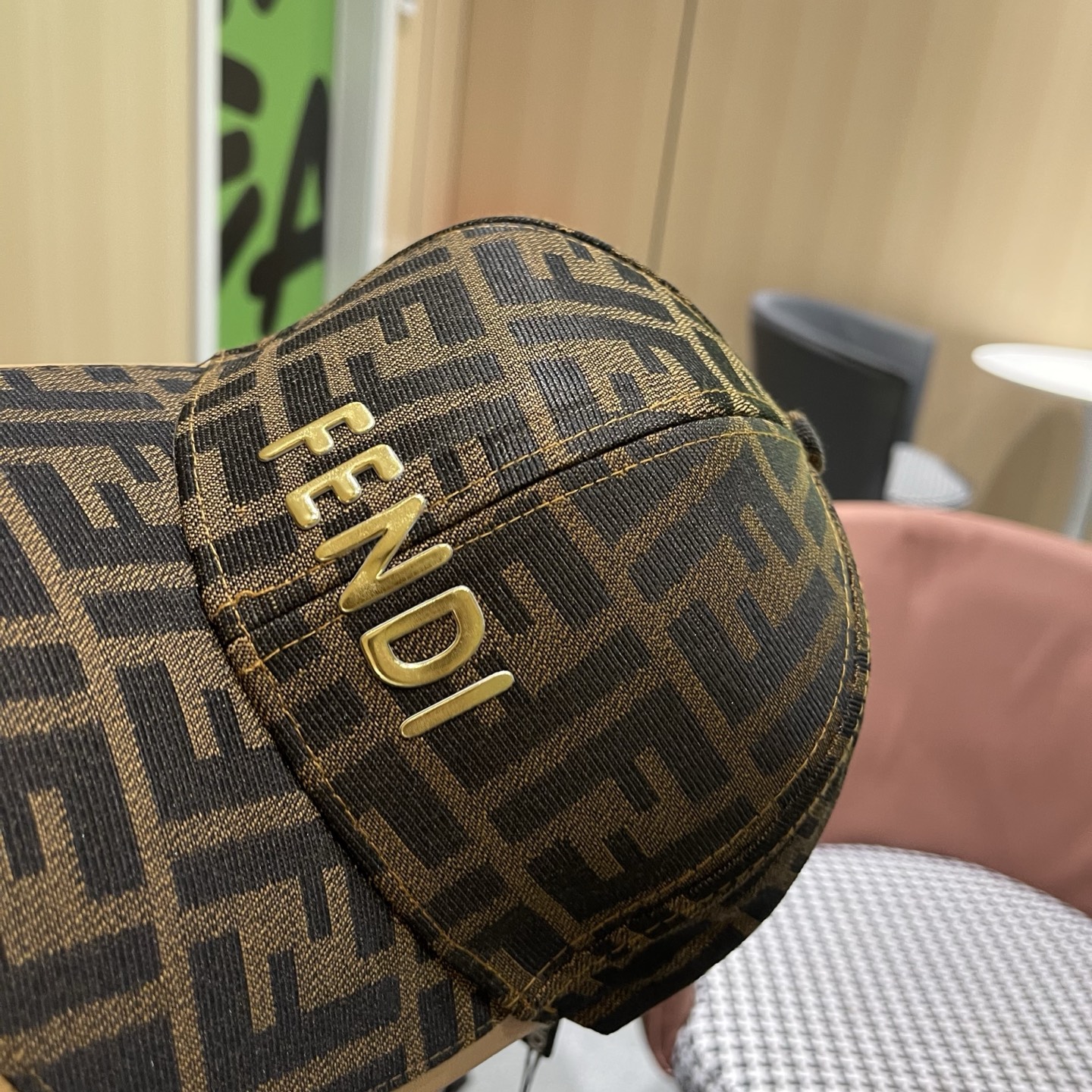 Fendi（芬迪）新款原单棒球帽， 双F提花，专柜常年热卖1:1开模订制轻盈透气！质量超赞，基础头围56