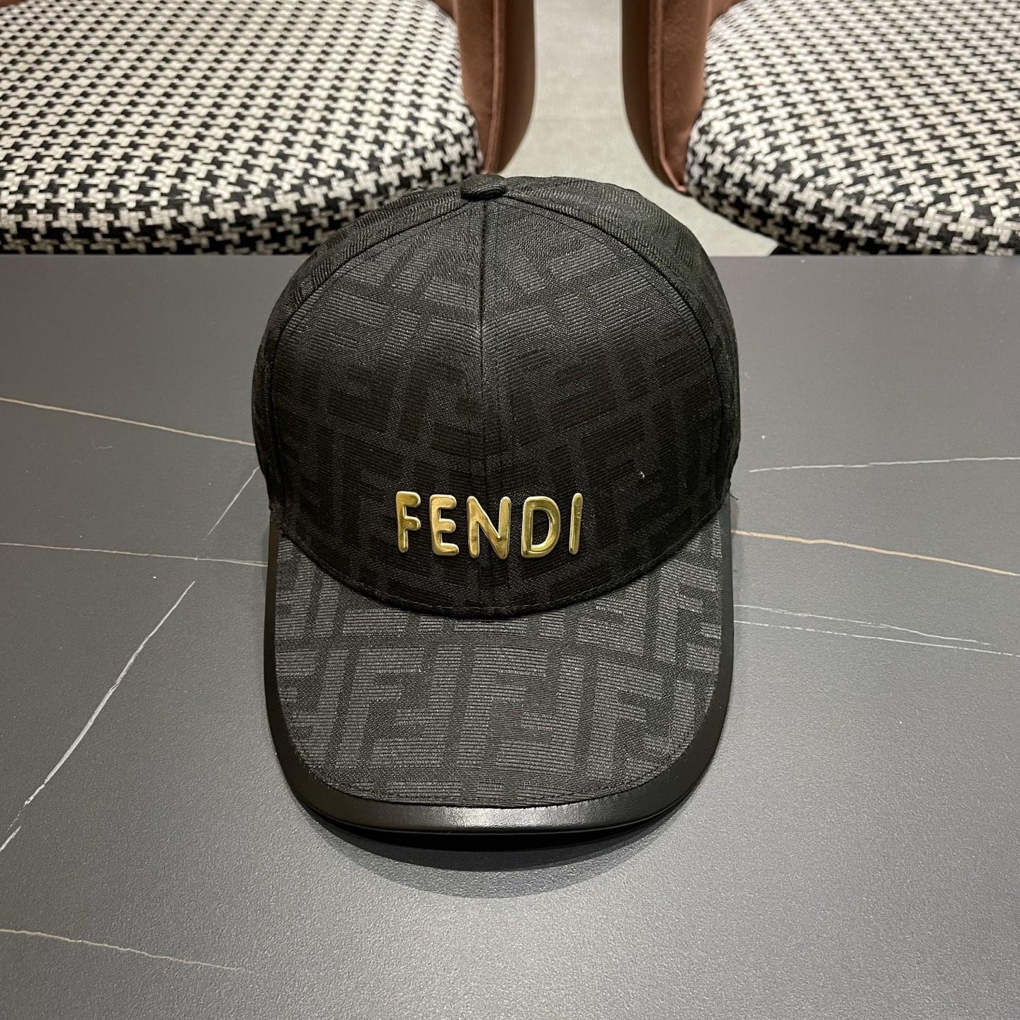 Fendi（芬迪）新款原单棒球帽， 双F提花，专柜常年热卖1:1开模订制轻盈透气！质量超赞，基础头围56