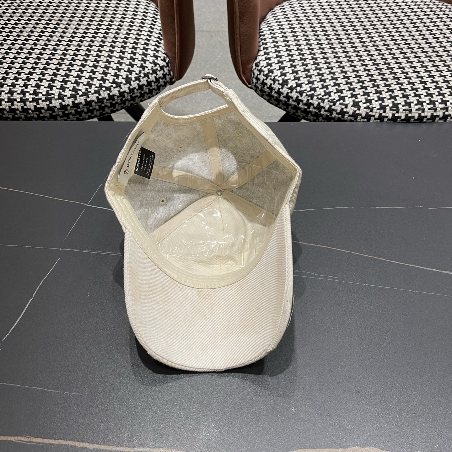 MONCLER（蒙口）日系做旧棒球帽女春夏季休闲扎染复古个性帽子百搭潮流鸭舌帽情侣