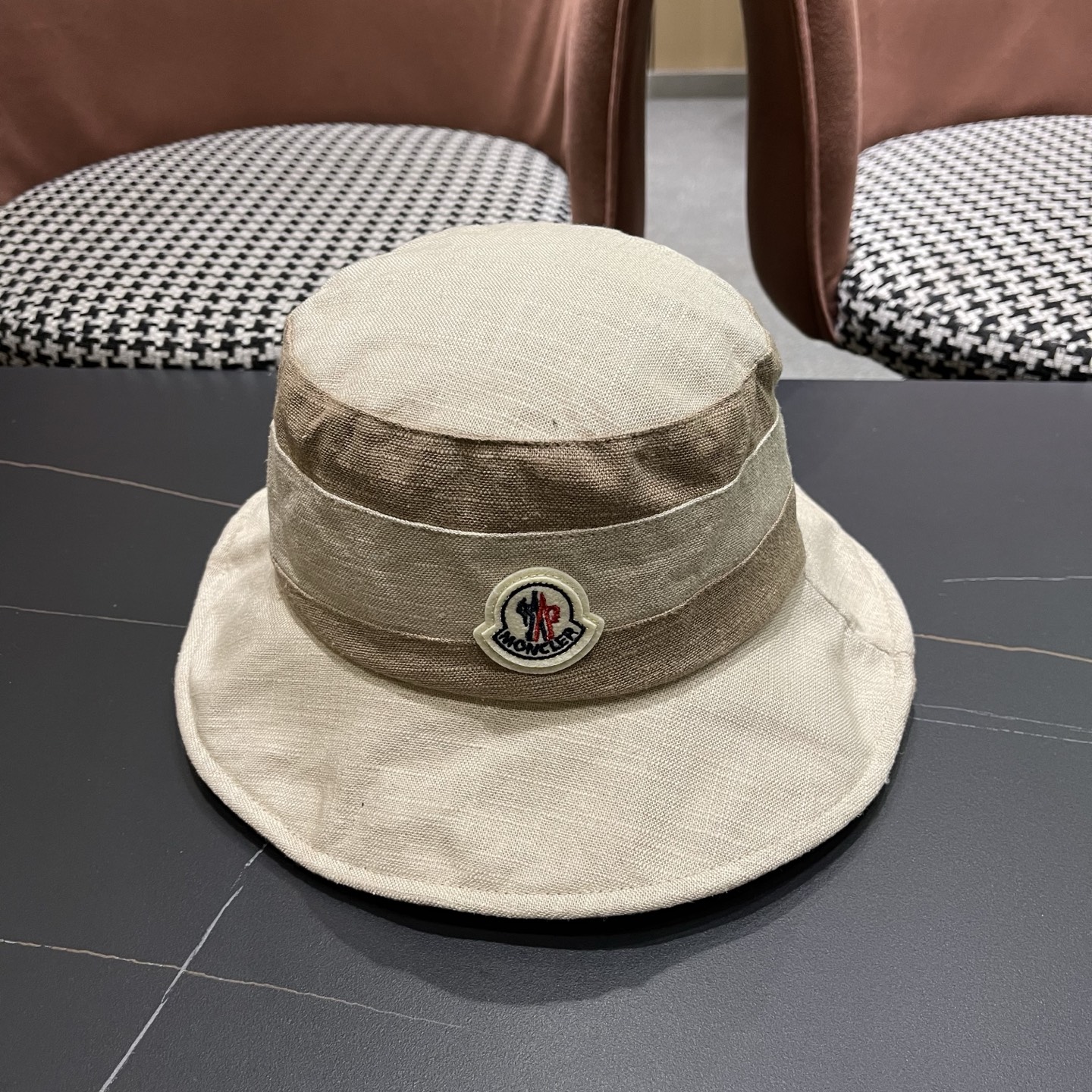 NO:866878,MONCLER (Mongolian mouth) Japanese literary Yamamoto style linen breathable contrasting color bucket hat for women 26 spring and summer casual versatile sunshade and sun protection basin hat hat straw hat bucket hat baseball cap, hat, Moncler, espadrilles, hats19860909MONCLER（蒙口）日系文艺山本风亚麻透气撞色渔夫帽女26春夏休闲百搭遮阳防晒盆帽帽子草帽渔夫帽棒球帽,帽子,Moncler,espadrilles,hats,hat