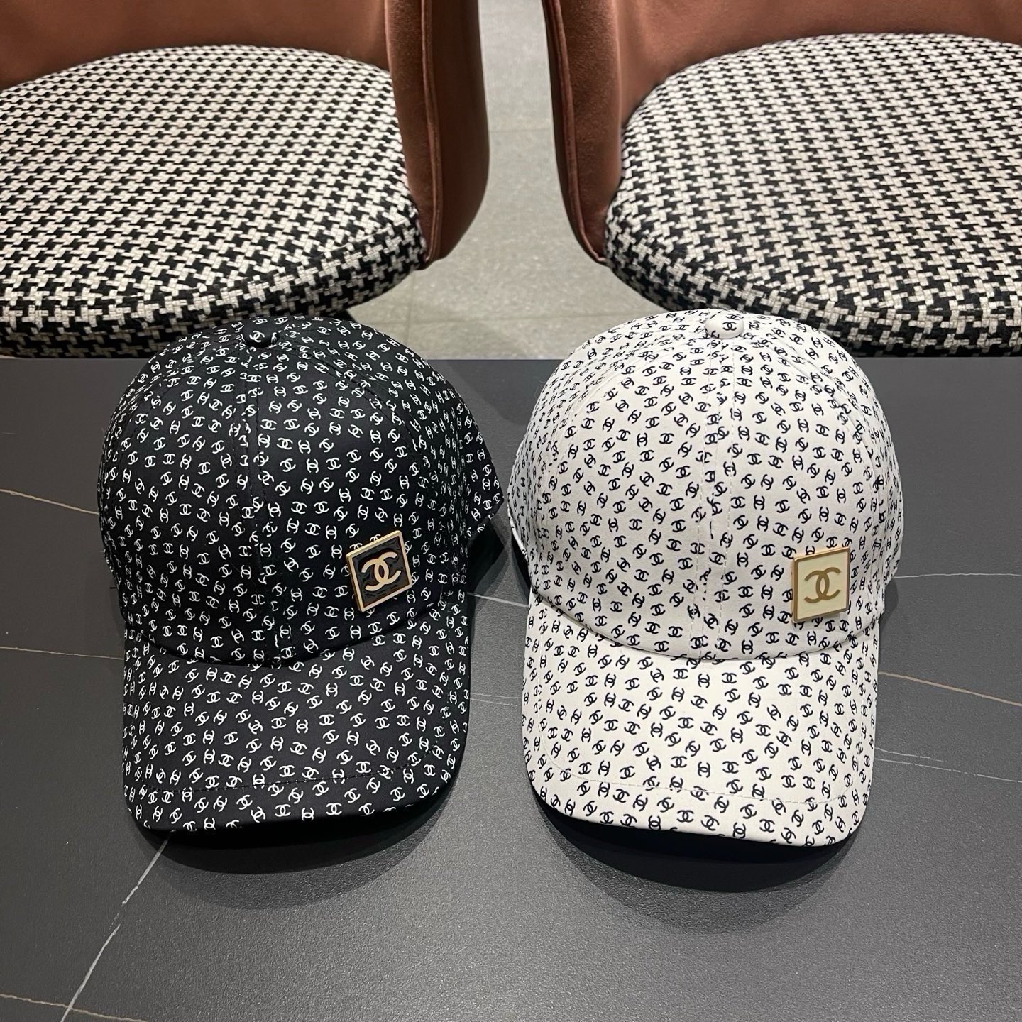 香奈儿CHANEL 新品硬顶棒球帽，小香logo经典简约，时尚休闲设计 跑量新品