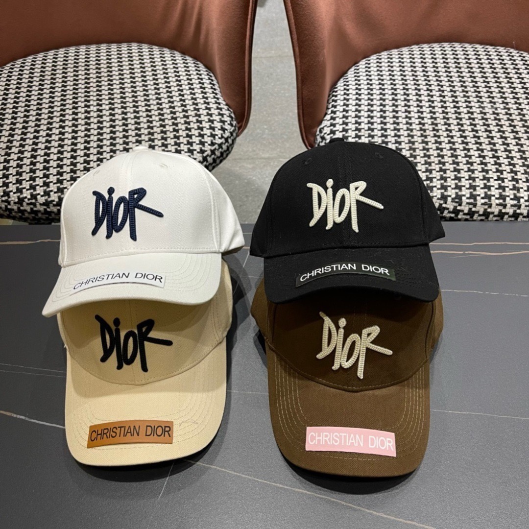 【DIOR迪奥】新款专柜简约棒球帽，爆款，大牌同步，