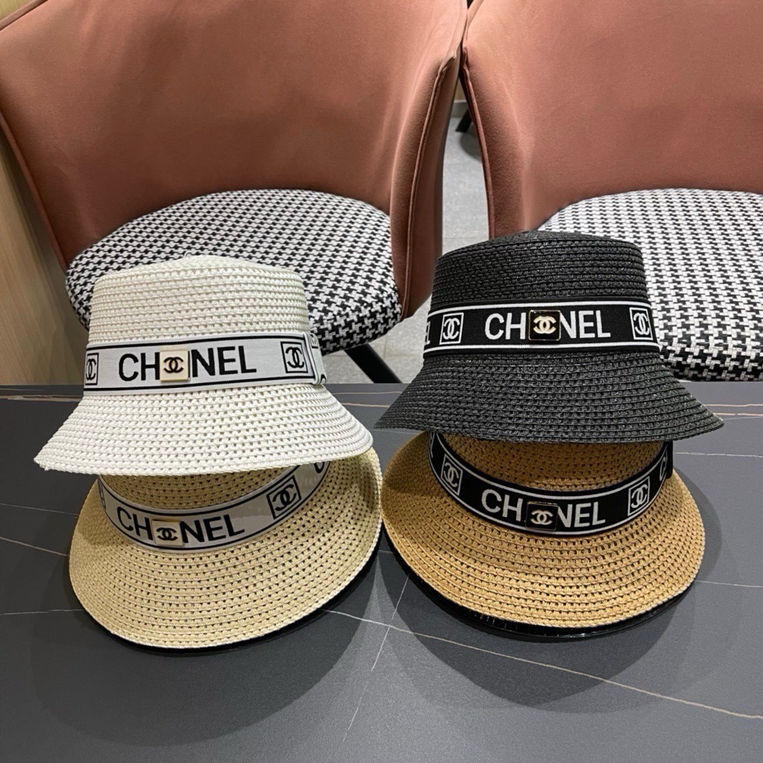 【Chanel香奈儿】2026 新款小香风网红款草帽，出街必备超好搭配，赶紧入手！