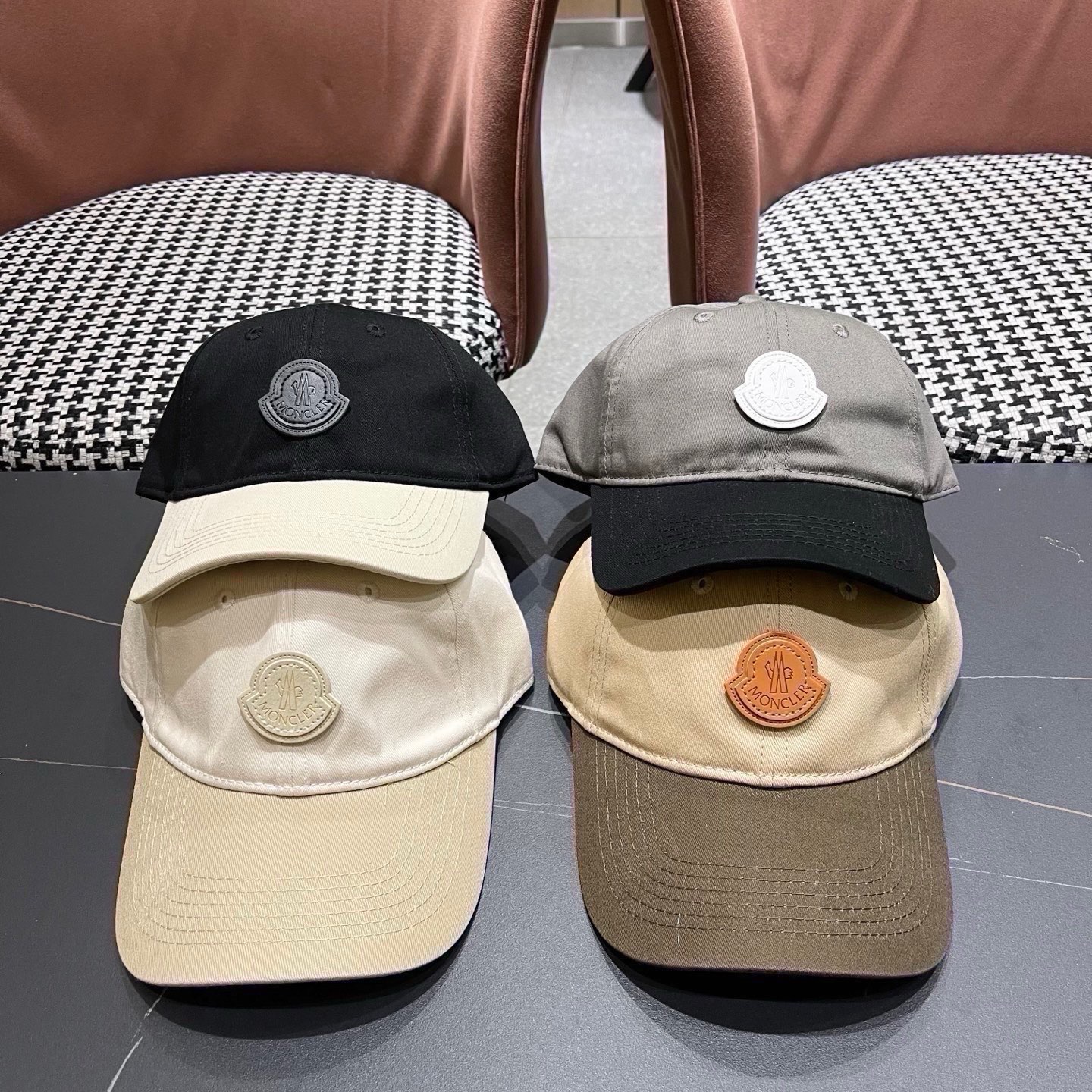 蒙口Moncler🆕春款新款拼色个性棒球帽，四季佩戴款高颜值时尚单品！ 男女同款