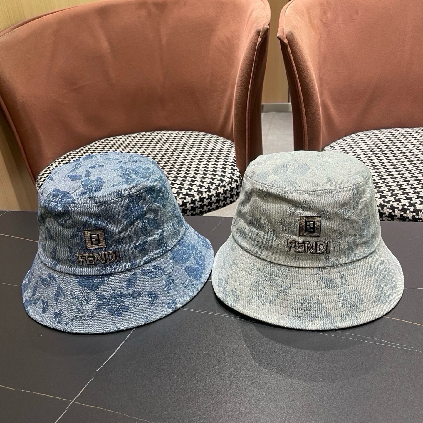 芬迪FENDI 新款日系小众时尚渔夫帽女夏天街头百搭防晒遮阳盆帽男显脸小 