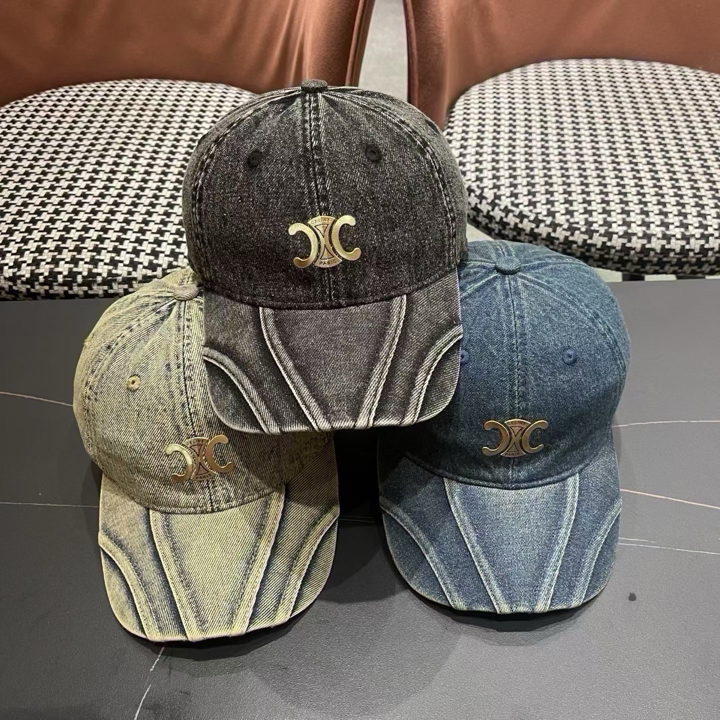 【CELINE赛琳】新款经典牛仔休闲潮流款 棒球帽🧢日韩风格，随便搭配都超好看！出门旅游，绝对要入手的一款