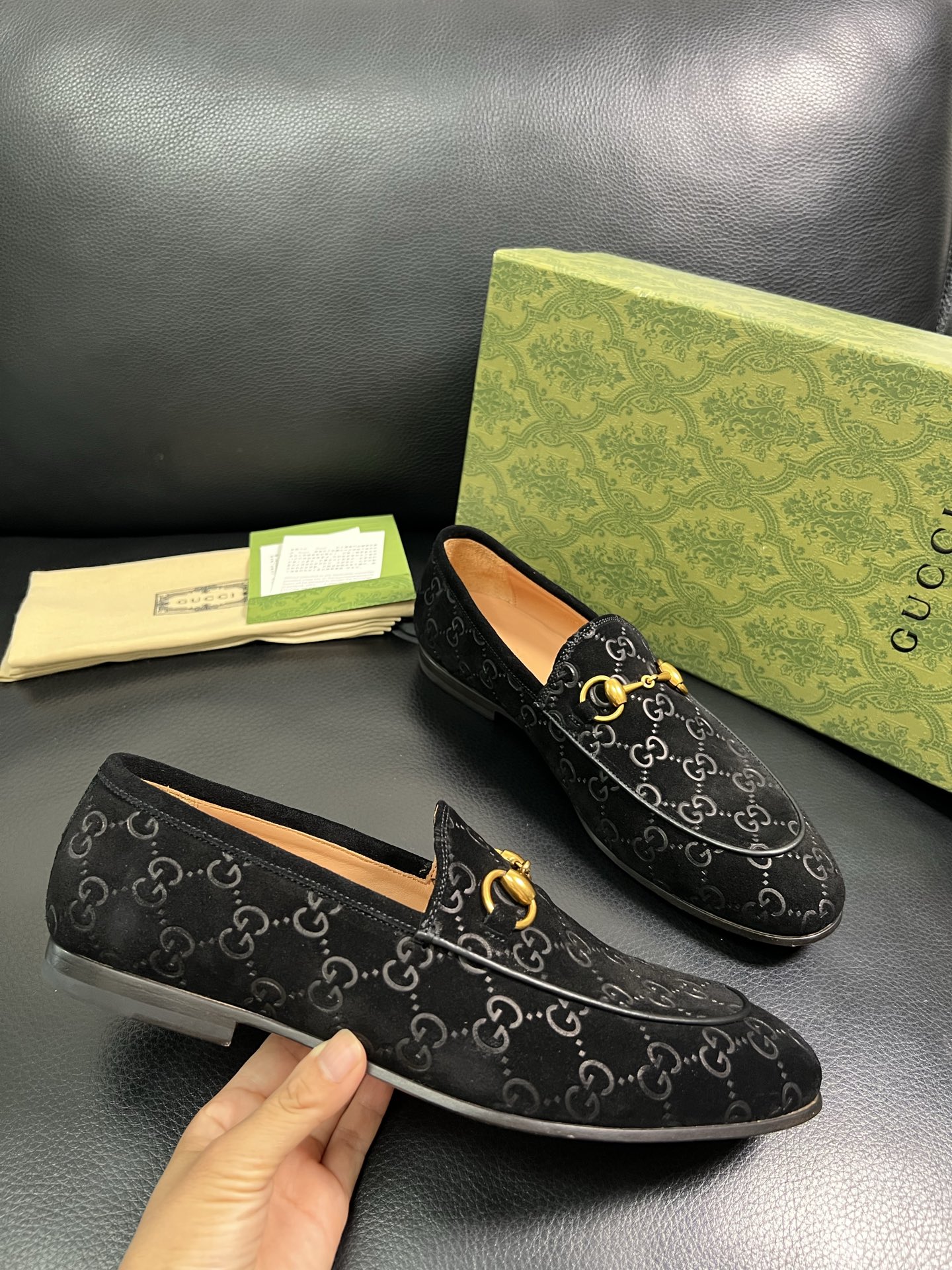  Gucci🔍顶级代购🇮🇹 古奇 真皮底皮鞋系列专柜同步发售原厂配置，意大利进口原版牛皮，进口水染牛里 