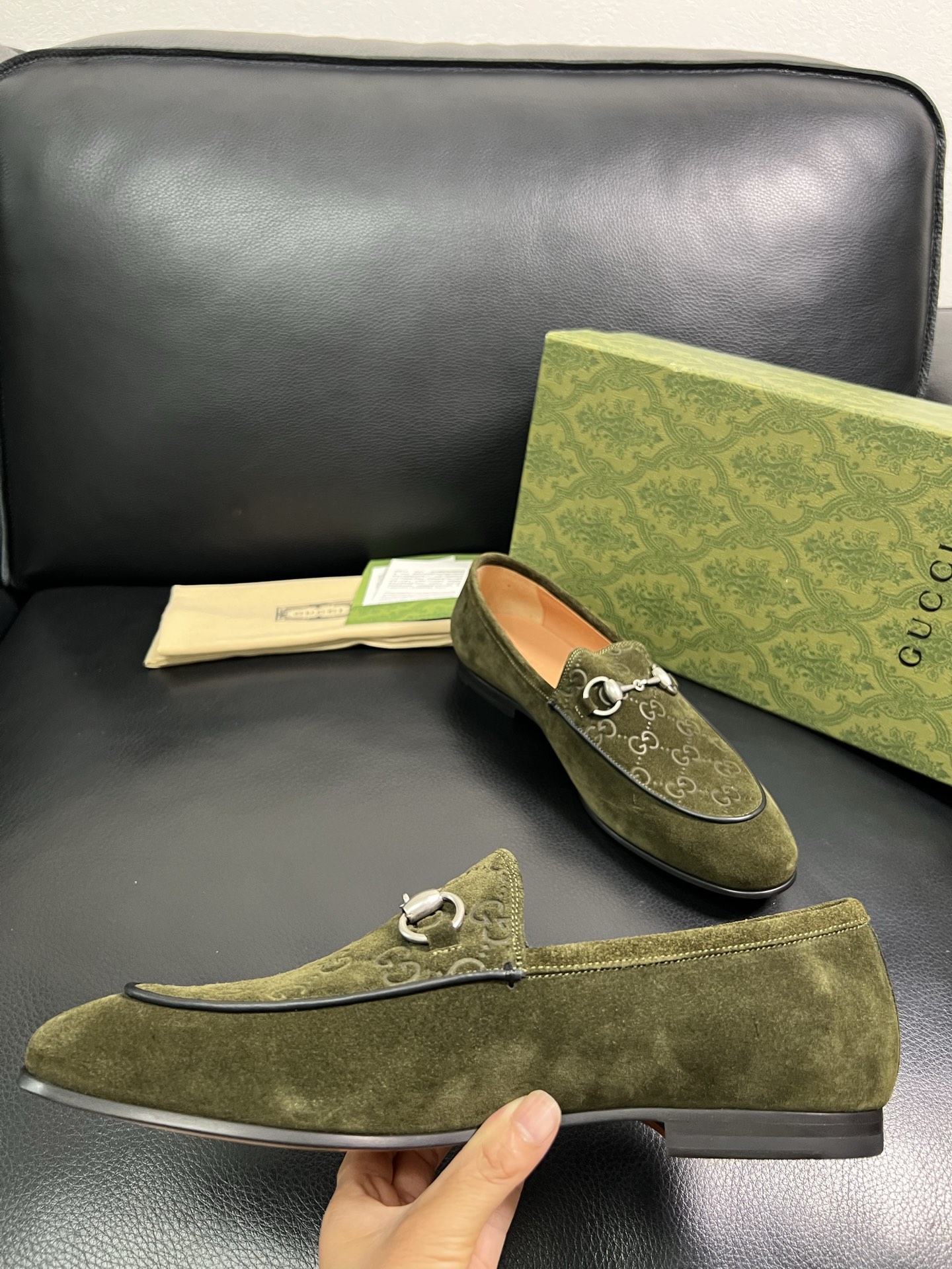  Gucci🔍顶级代购🇮🇹 古奇 真皮底皮鞋系列专柜同步发售原厂配置，意大利进口原版牛皮，进口水染牛里 