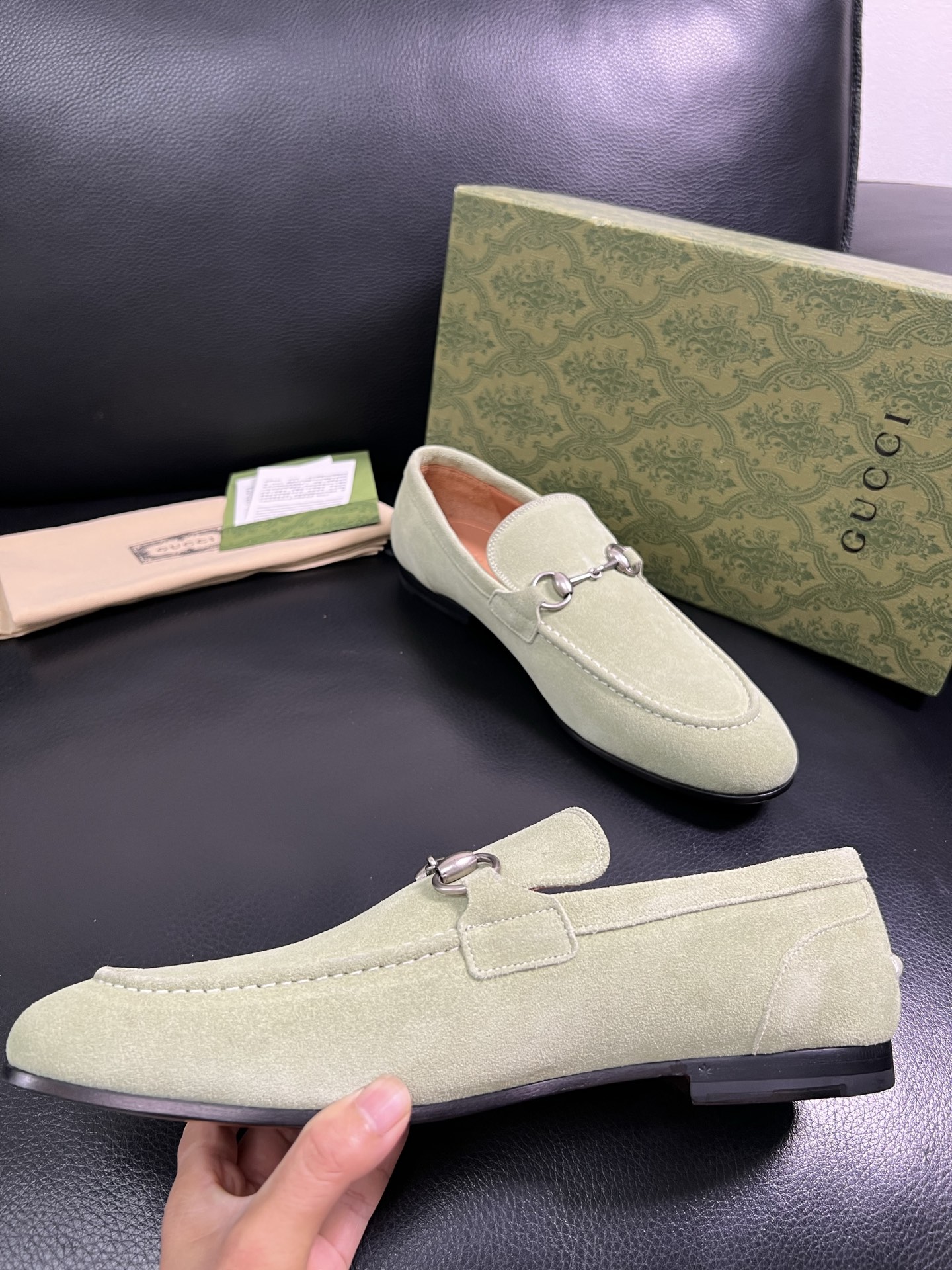  Gucci🔍顶级代购🇮🇹 古奇 真皮底皮鞋系列专柜同步发售原厂配置，意大利进口原版牛皮，进口水染牛里 