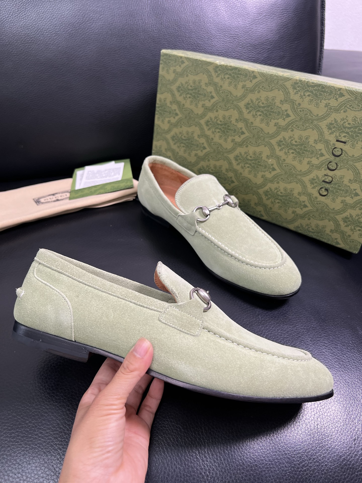 Gucci🔍顶级代购🇮🇹 古奇 真皮底皮鞋系列专柜同步发售原厂配置，意大利进口原版牛皮，进口水染牛里 