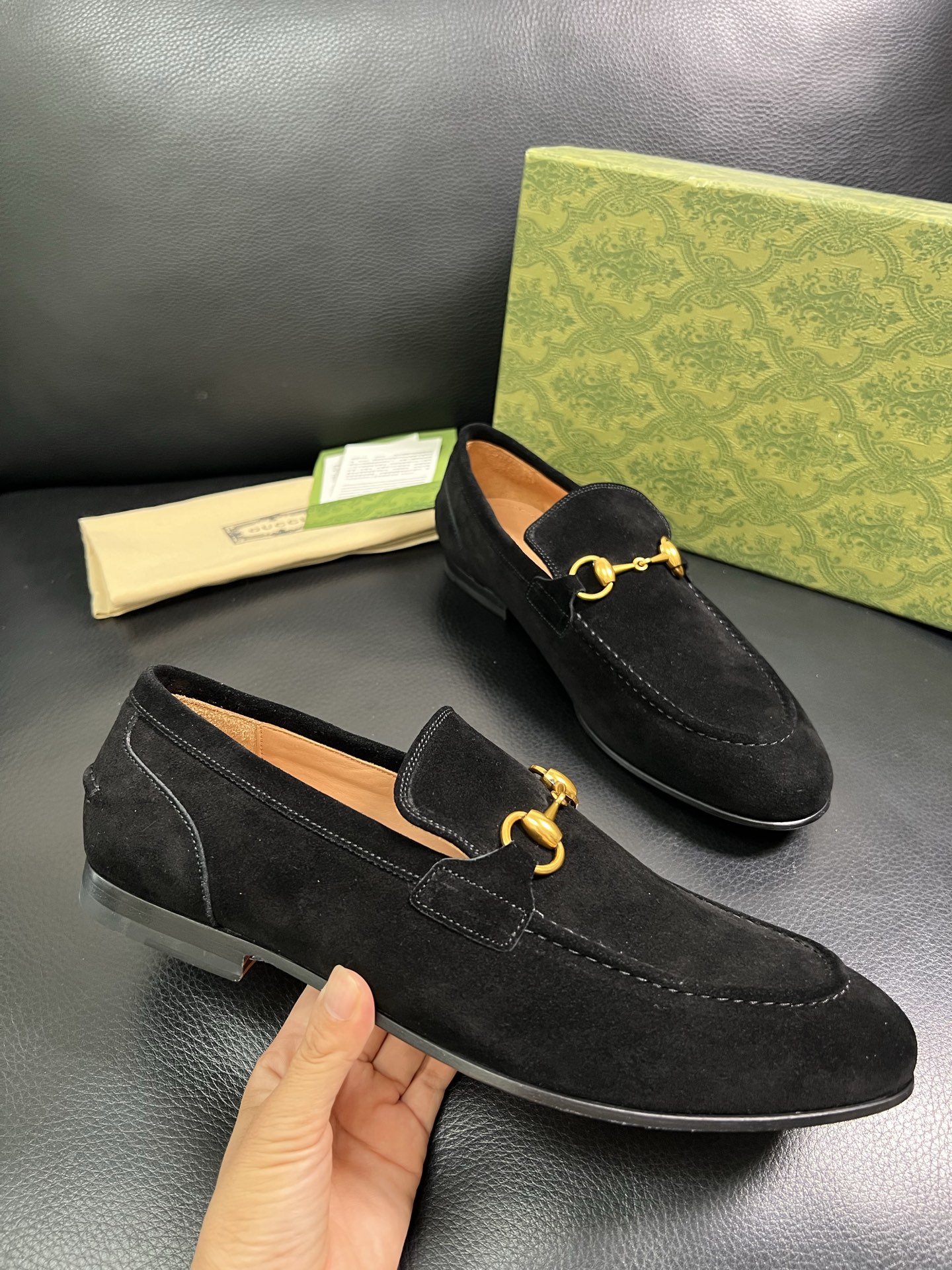 Gucci🔍顶级代购🇮🇹 古奇 真皮底皮鞋系列专柜同步发售原厂配置，意大利进口原版牛皮，进口水染牛里 