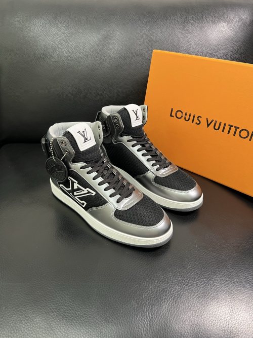Louis Vuitton Men's High-Top Sneakers - Imported Quality, Comfort & Style 1 Louis Vuitton Men's High-Top Sneakers - Imported Quality, Comfort & Style