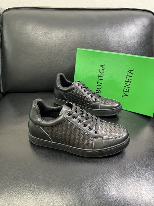 Bottega Veneta Men's Woven Leather Sneakers, Italian Craftsmanship 1 Bottega Veneta Men's Woven Leather Sneakers, Italian Craftsmanship