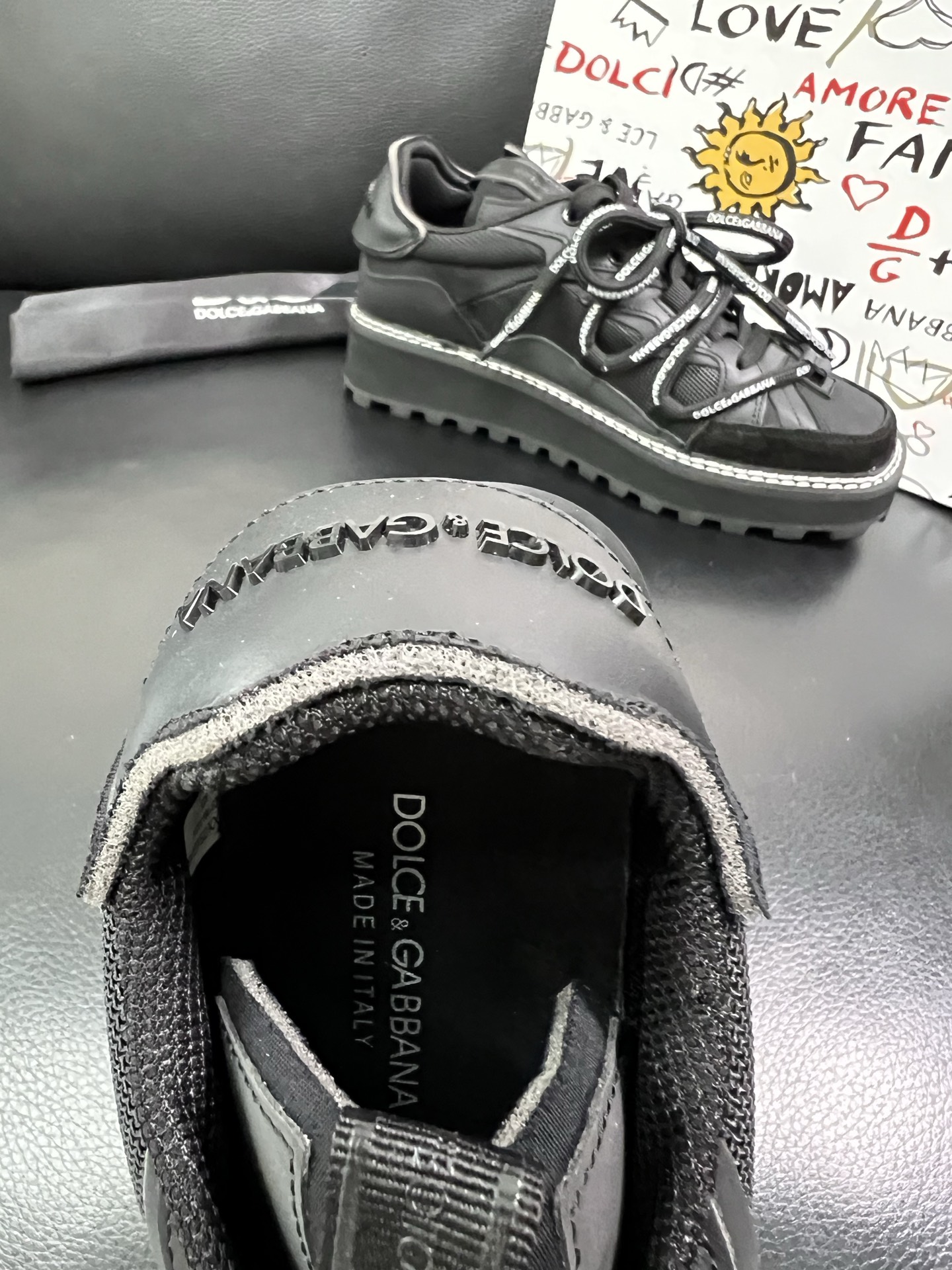 Dolce & Gabbana 🔍顶级代购🇮🇹 杜嘉班纳 爆款专柜新品同步，鞋面意大利进口牛皮搭配布面料