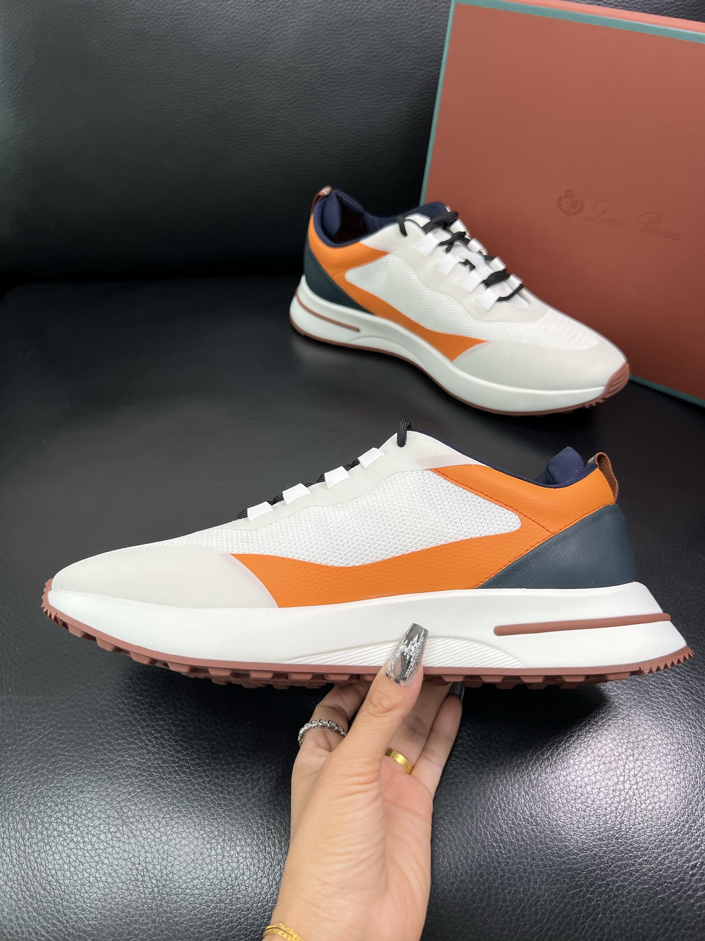 Loro Piana🔍顶级代购🇮🇹 诺悠翩雅 新品专柜同步，鞋面意大利进口牛皮面料，高品质拼接工艺，鞋底