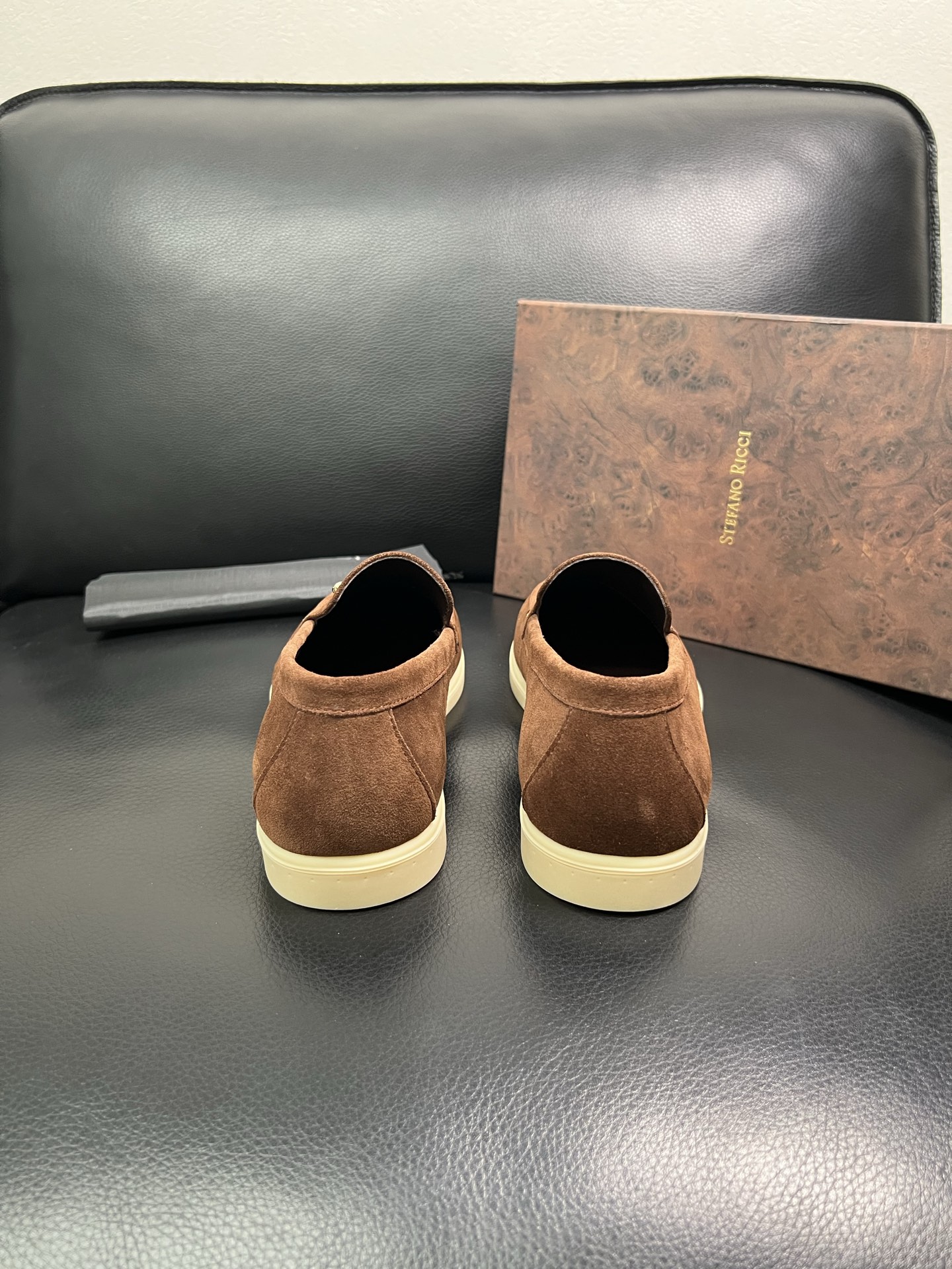 StefanoRicci 顶级代购 史蒂芬 劳尼治 专柜新品同步，鞋面意大利进口牛皮面料，进口水染牛皮内