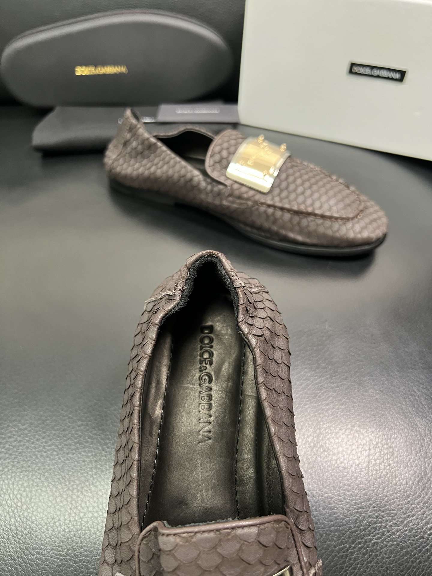 Dolce & Gabbana 顶级代购 杜嘉班纳 钱包鞋 爆款专柜新品同步，鞋面意大利进口牛皮面料，高