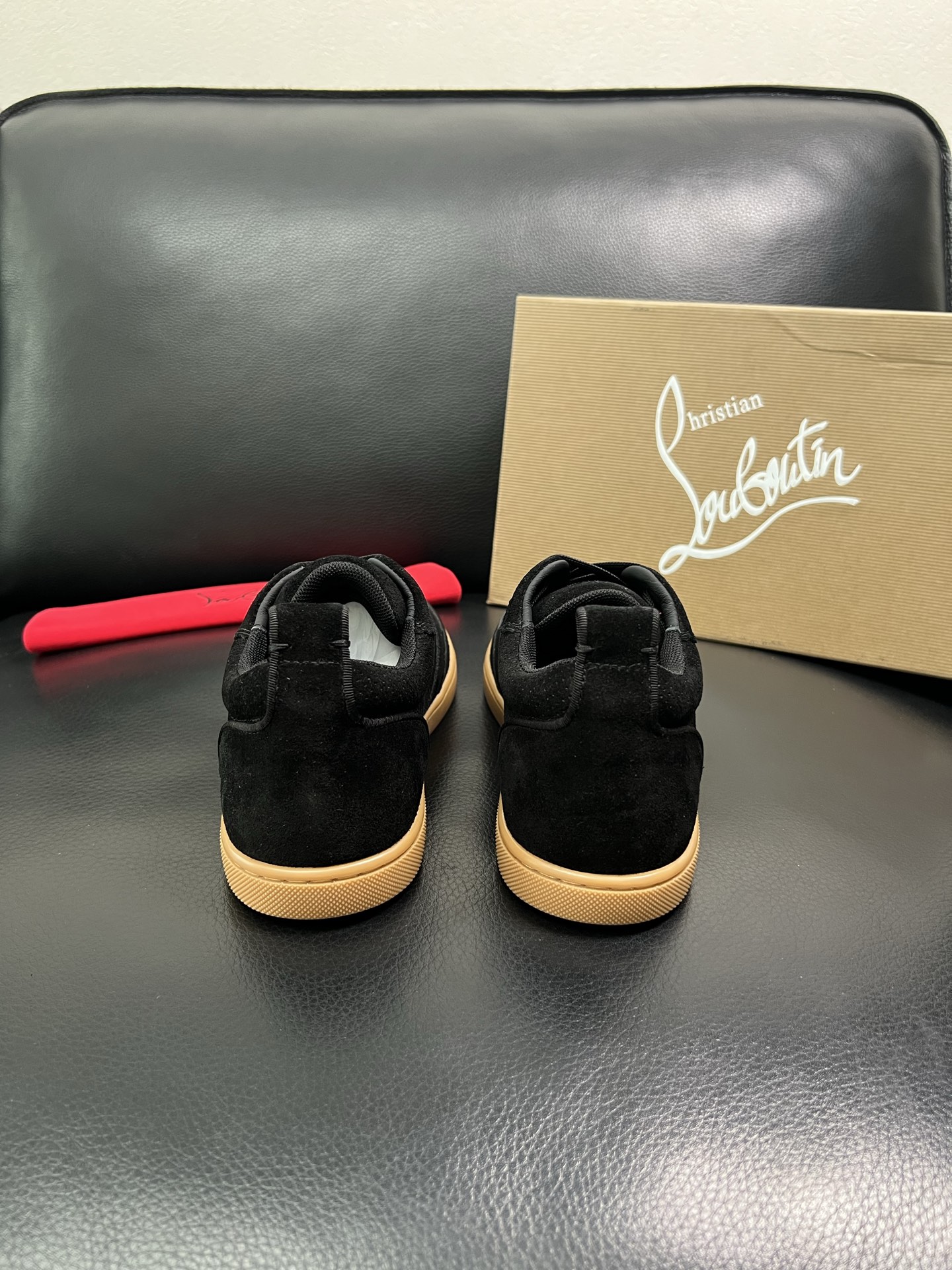 christian louboutin 顶级代购 CL红底 专柜同步，意大利进口飞织面料，进口水染牛皮内