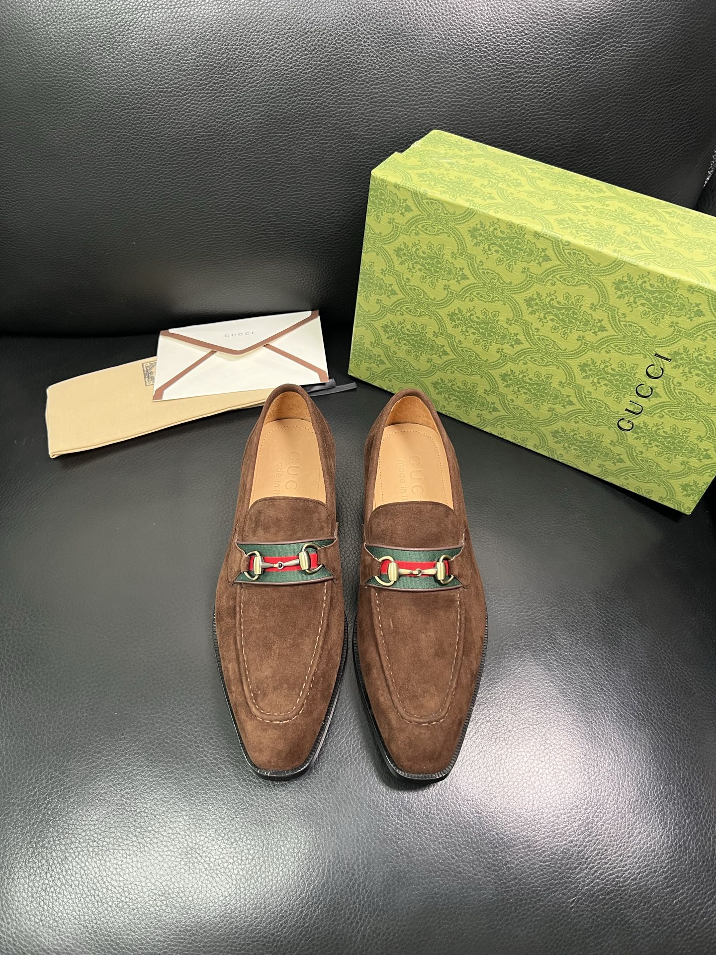 Gucci 顶级工艺品 古奇 皮鞋系列专柜同步 原厂配置，意大利进口原版牛皮，进口水染牛里 ，鞋底：原厂
