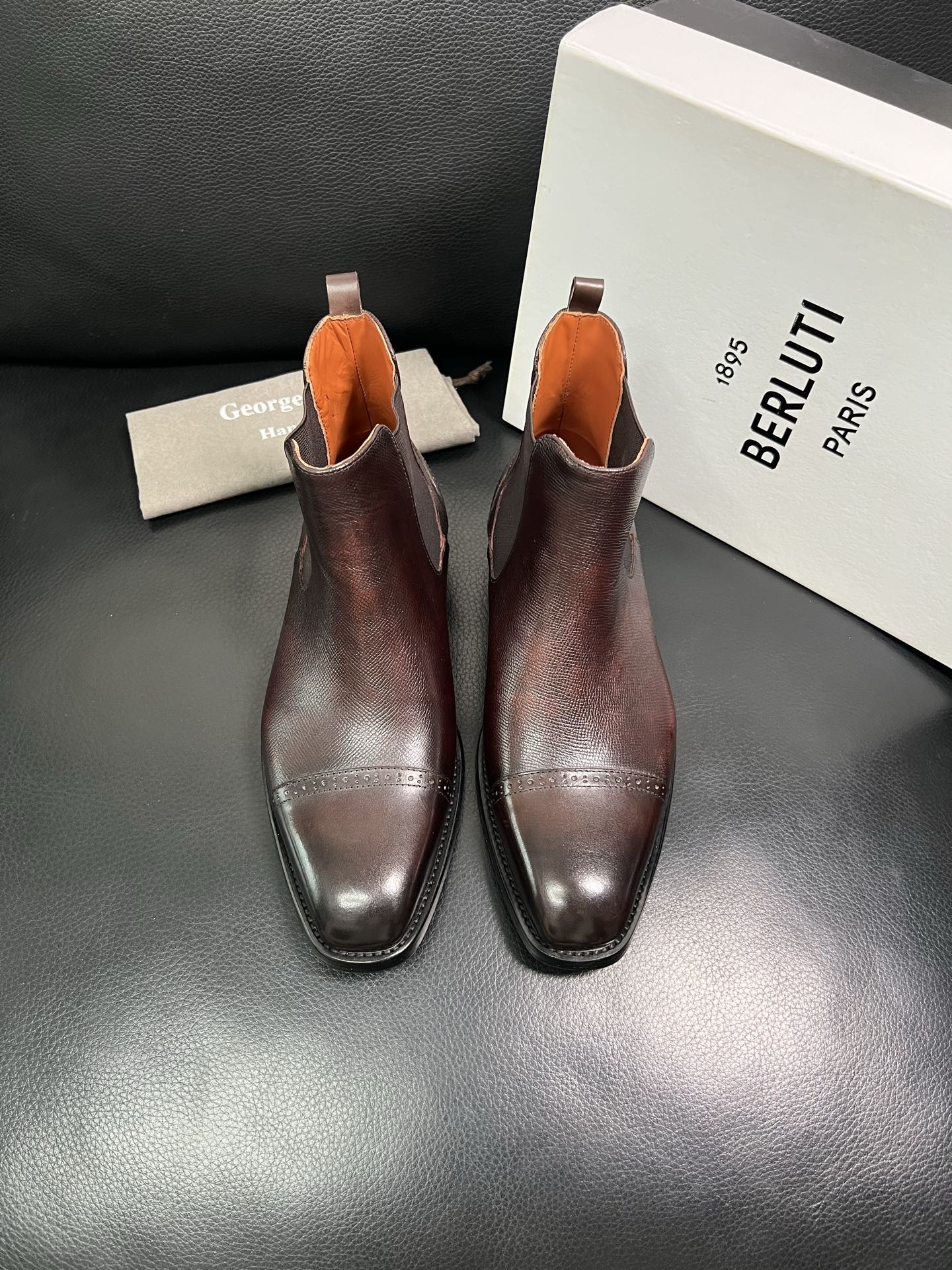 Berluti Men's Brown Leather Chelsea Boots - Italian Craftsmanship, Sizes 39-44 4 i1758535516670 4361 0 2