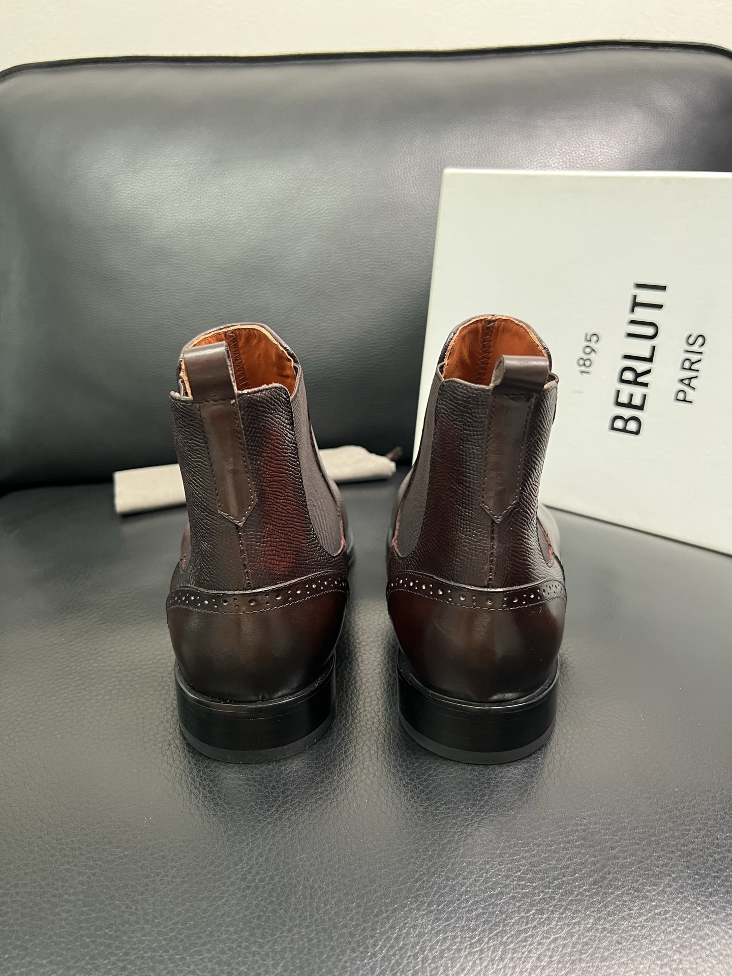 Berluti Men's Brown Leather Chelsea Boots - Italian Craftsmanship, Sizes 39-44 9 i1758535516754 2950 0 7