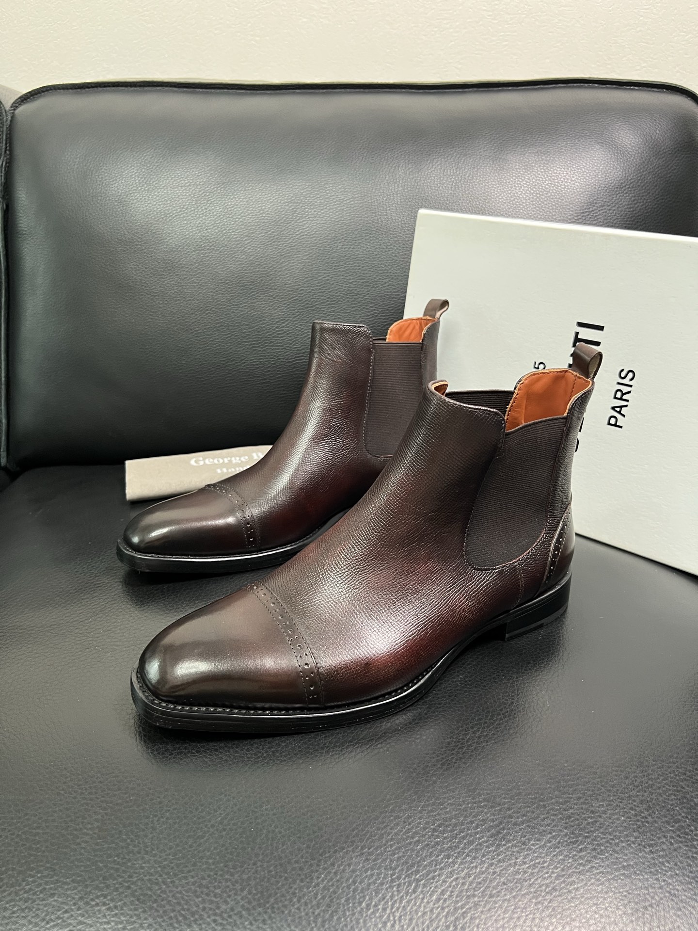 Berluti Men's Brown Leather Chelsea Boots - Italian Craftsmanship, Sizes 39-44 3 i1758535518383 2151 0 1