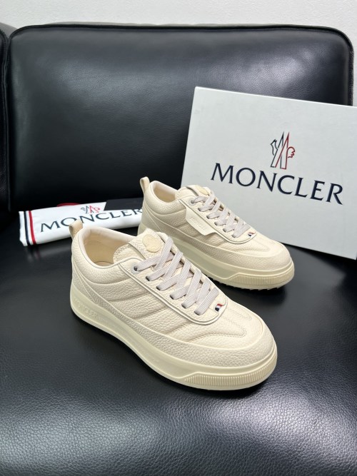Moncler Men's Leather Sneakers - Italian Craftsmanship, Ultimate Comfort 1 Moncler Men's Leather Sneakers - Italian Craftsmanship, Ultimate Comfort