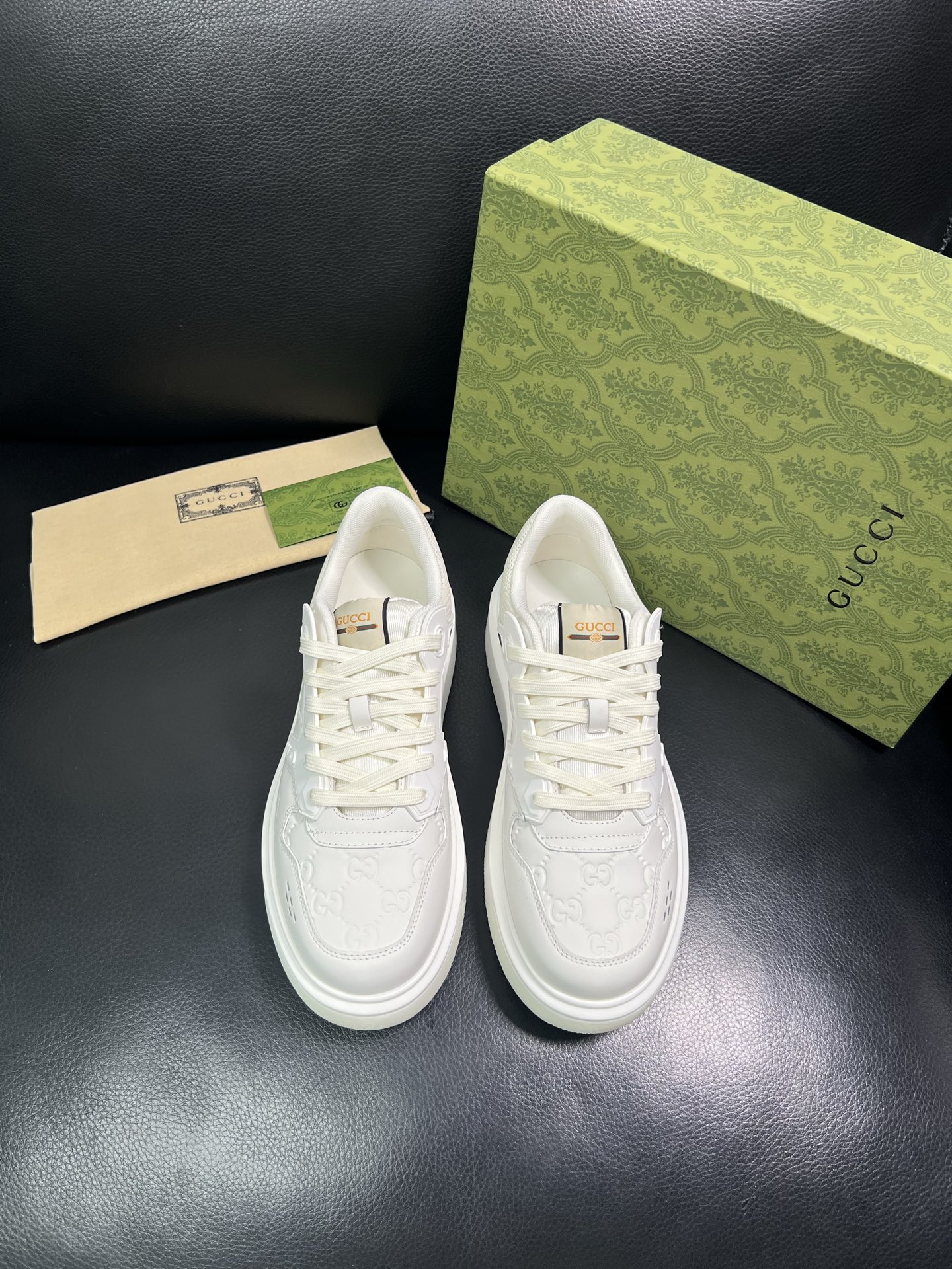 Gucci 高品质 顶级工艺品 古奇 专柜新款原厂配置，意大利进口牛皮搭配印花面料，进口牛皮内里垫，透气