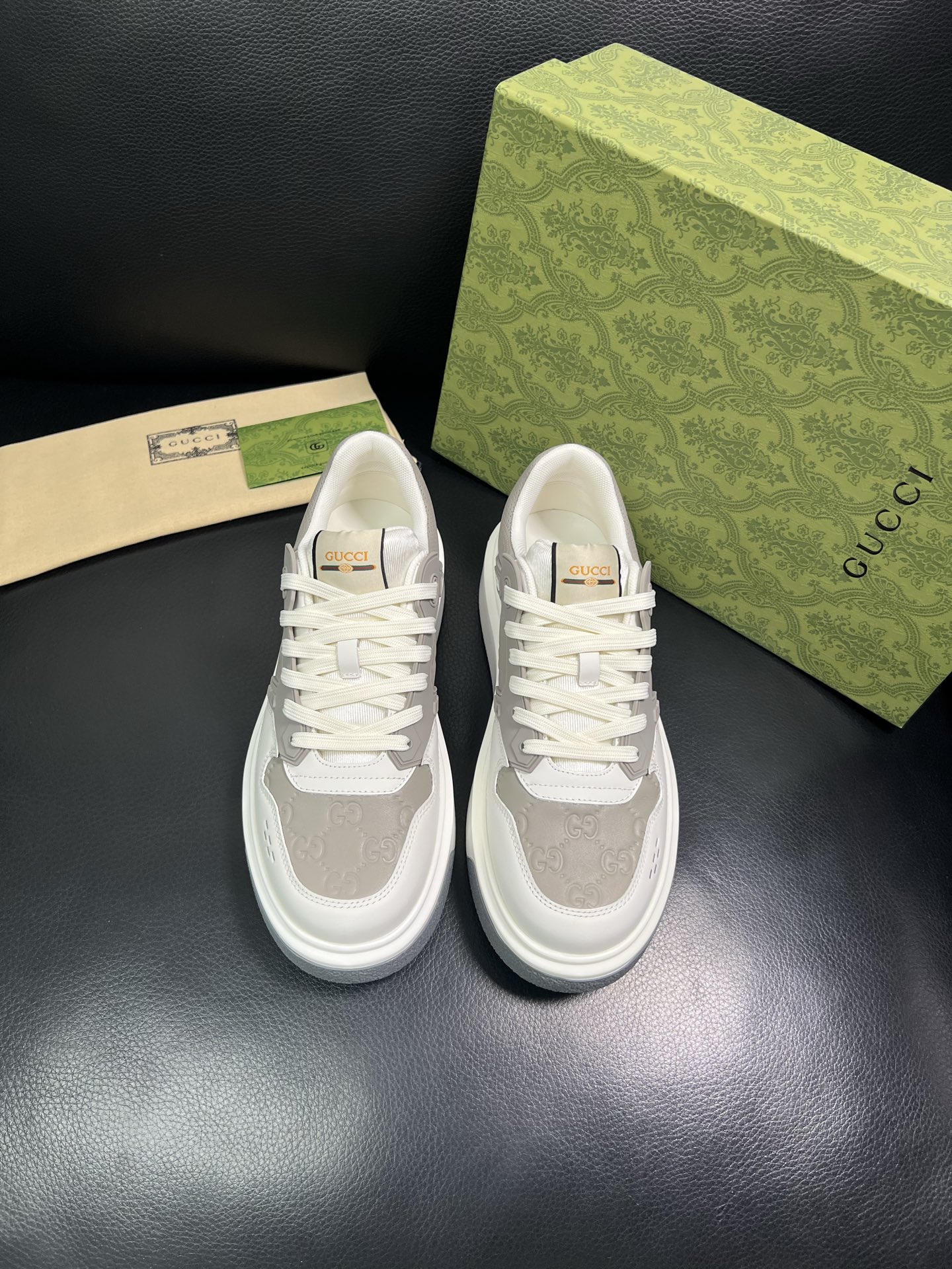 Gucci 高品质 顶级工艺品 古奇 专柜新款原厂配置，意大利进口牛皮搭配印花面料，进口牛皮内里垫，透气