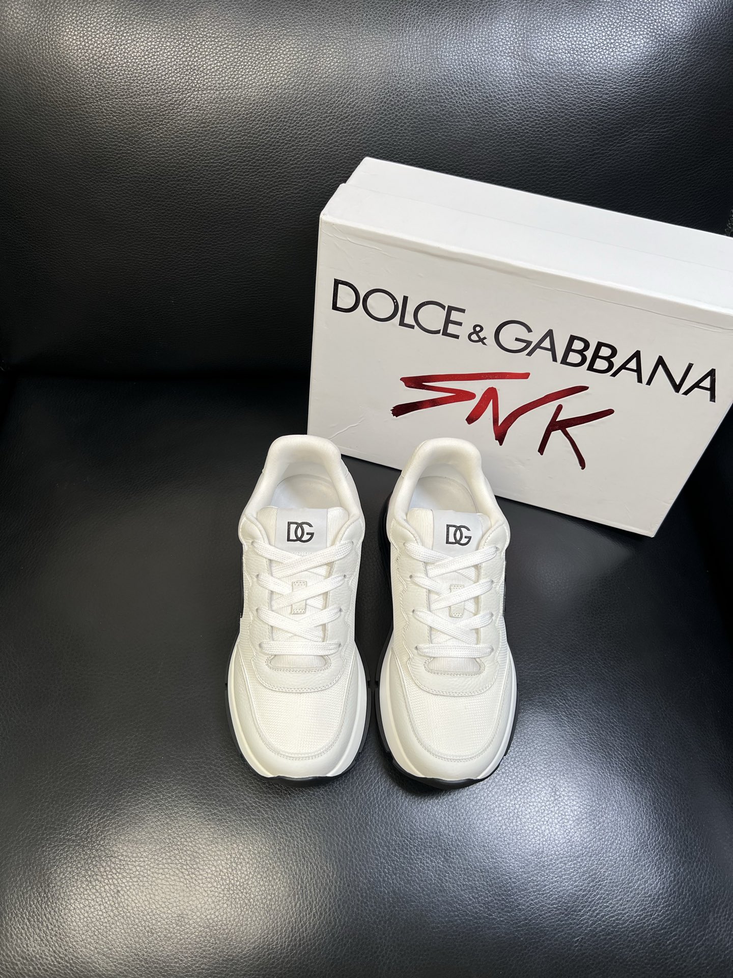 Dolce & Gabbana 高品质 顶级工艺品 杜嘉班纳 爆款专柜新品同步，鞋面意大利进口牛皮搭配布