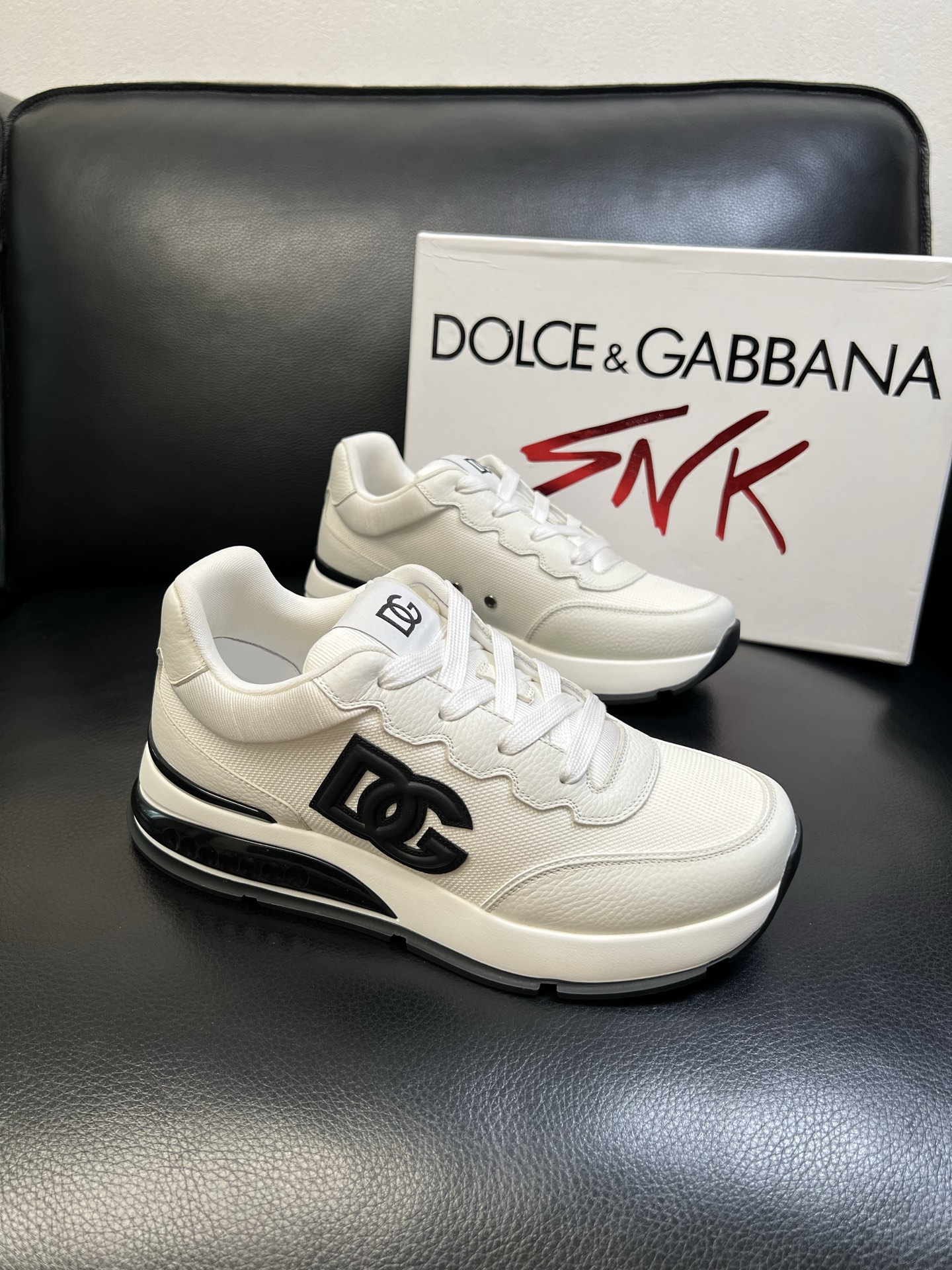 Dolce & Gabbana 高品质 顶级工艺品 杜嘉班纳 爆款专柜新品同步，鞋面意大利进口牛皮搭配布