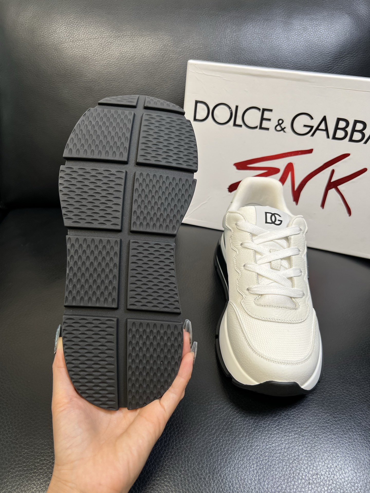 Dolce & Gabbana 高品质 顶级工艺品 杜嘉班纳 爆款专柜新品同步，鞋面意大利进口牛皮搭配布