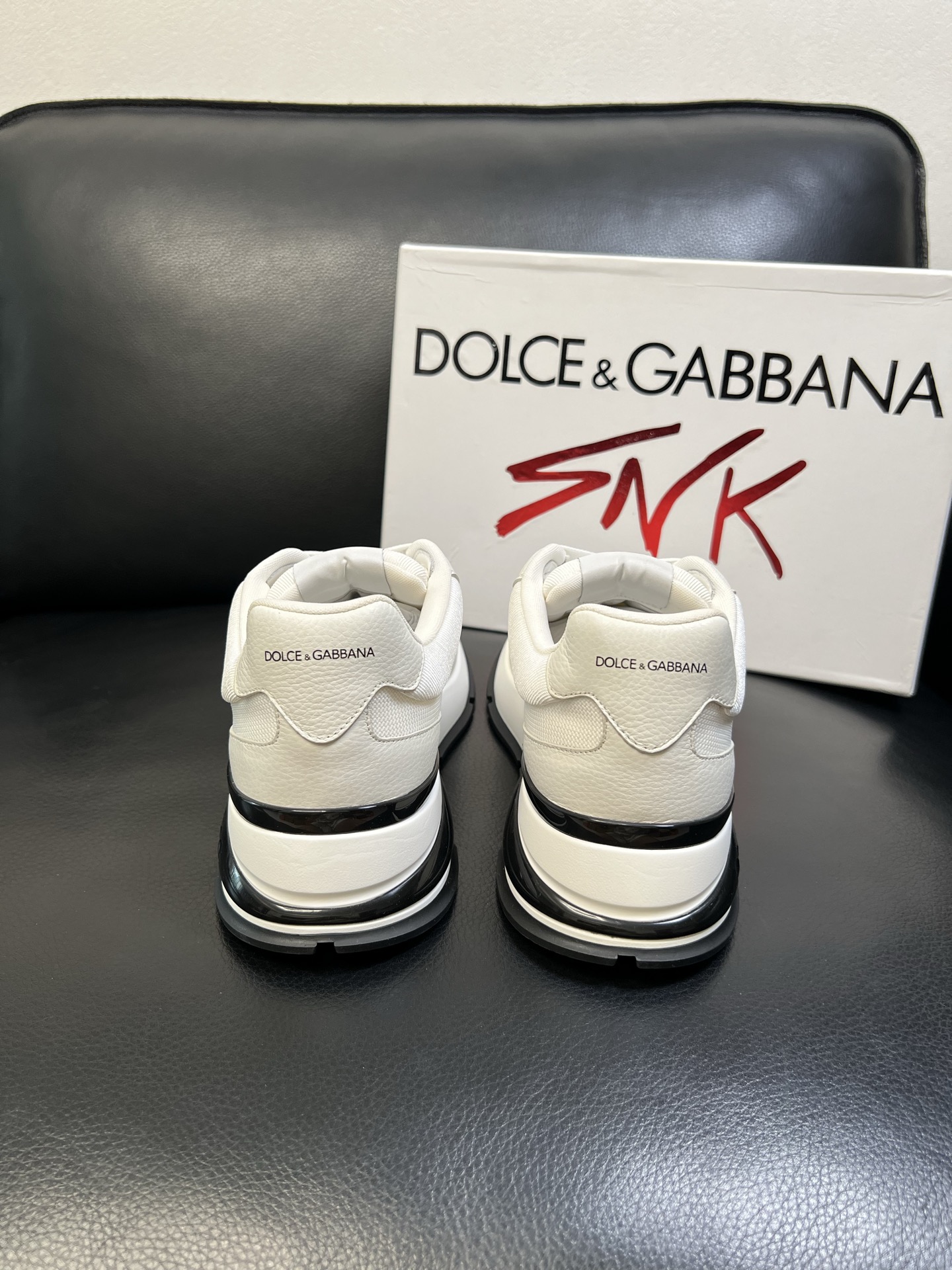 Dolce & Gabbana 高品质 顶级工艺品 杜嘉班纳 爆款专柜新品同步，鞋面意大利进口牛皮搭配布