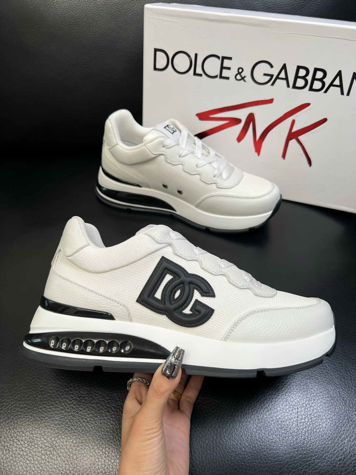 Dolce & Gabbana 高品质 顶级工艺品 杜嘉班纳 爆款专柜新品同步，鞋面意大利进口牛皮搭配布