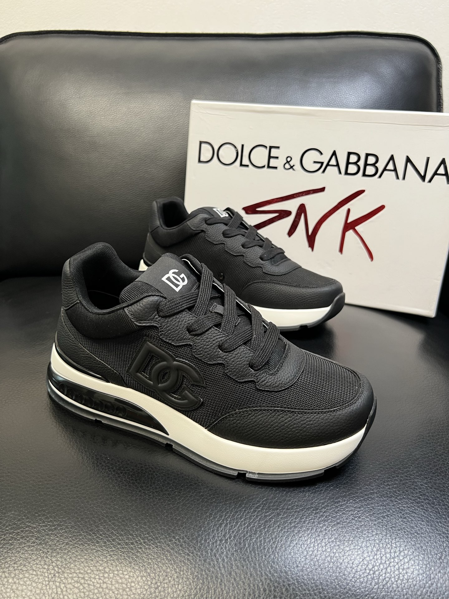 Dolce & Gabbana 高品质 顶级工艺品 杜嘉班纳 爆款专柜新品同步，鞋面意大利进口牛皮搭配布