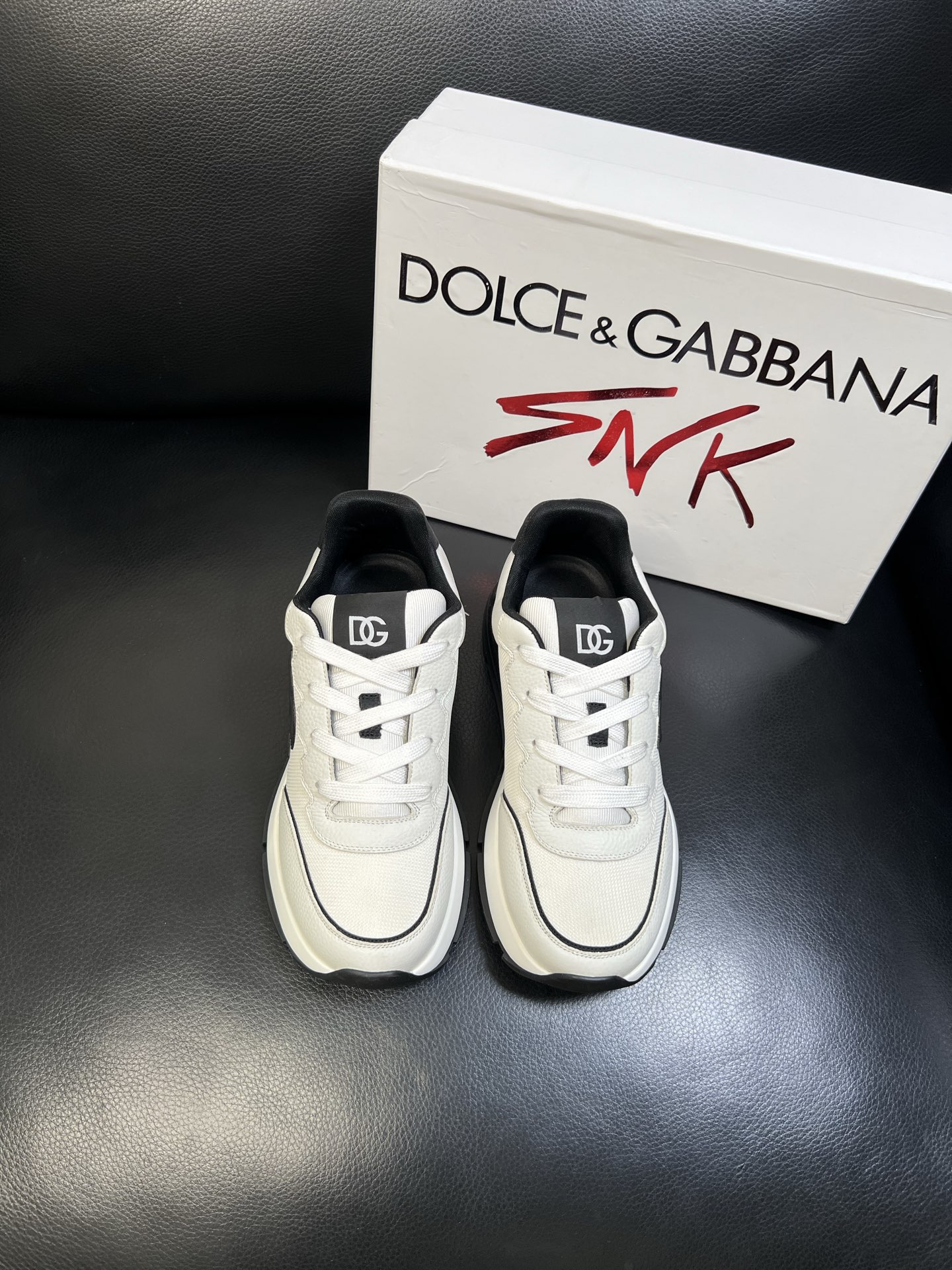 Dolce & Gabbana 高品质 顶级工艺品 杜嘉班纳 爆款专柜新品同步，鞋面意大利进口牛皮搭配布