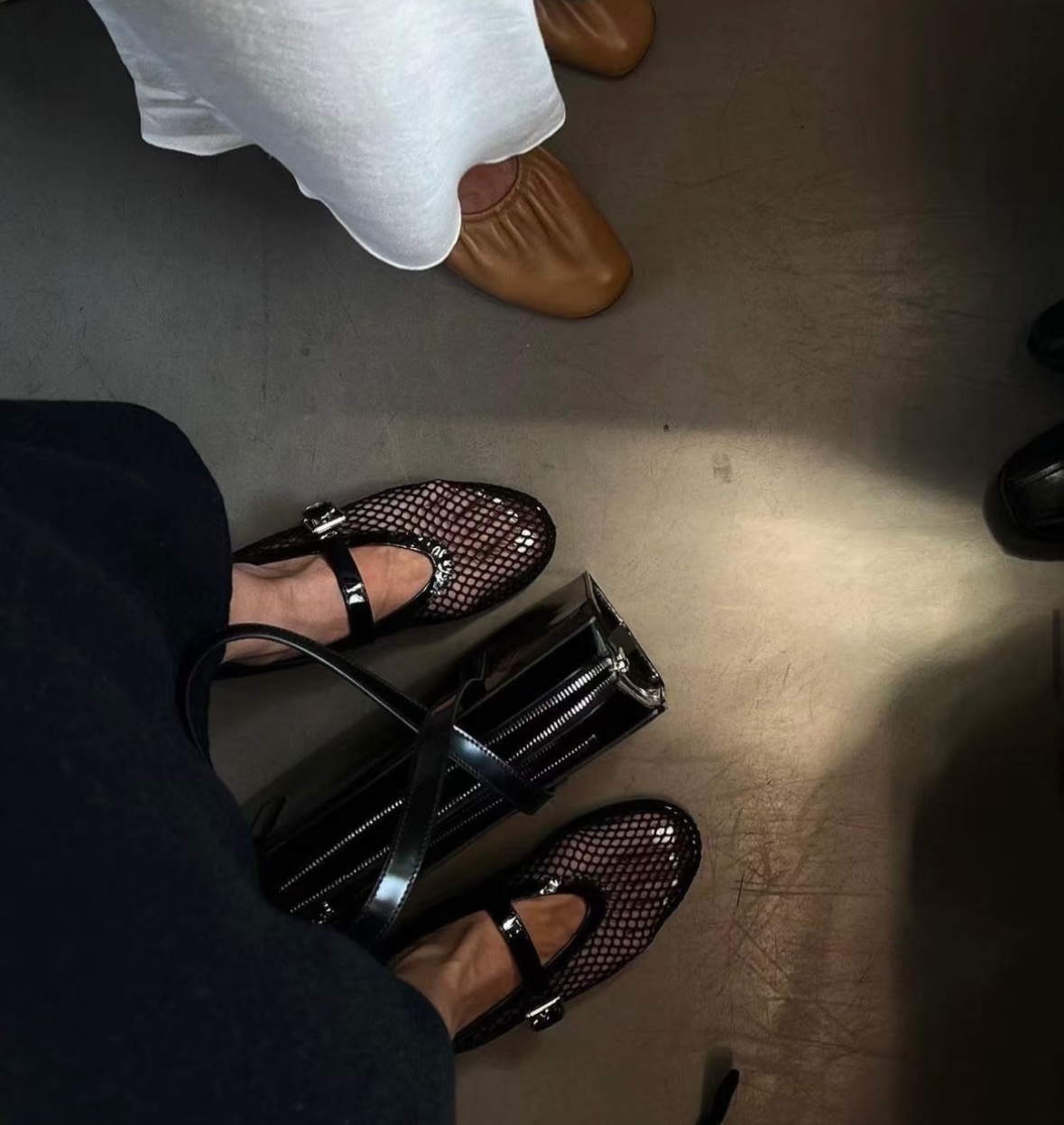 NO:382757,Foot pictures, ballet shoes19860909上脚图,芭蕾舞鞋,Women's Shoes