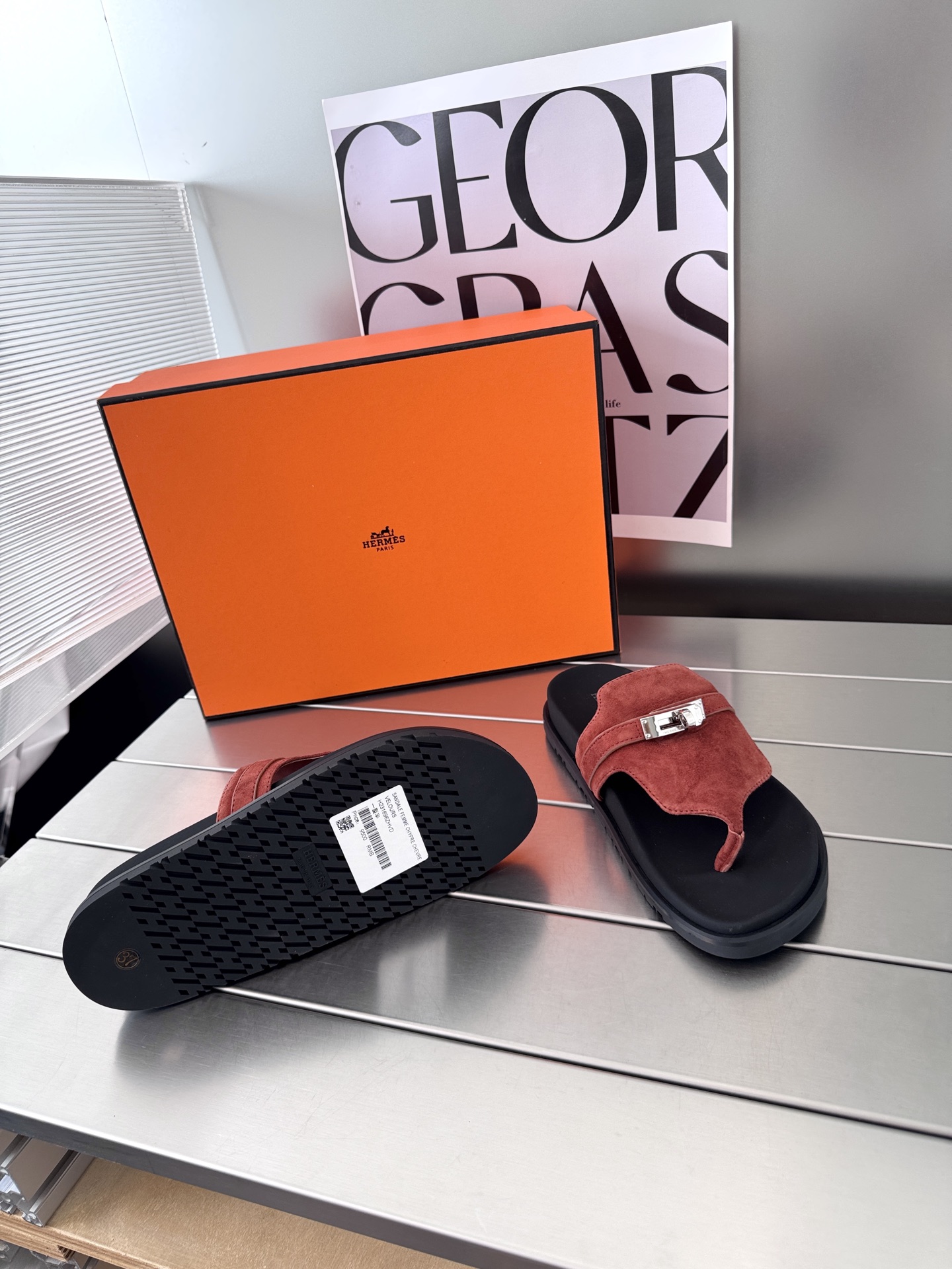 Hermès Haute Couture Classic Luxury Leather Shoe Ref.18E6A869 9