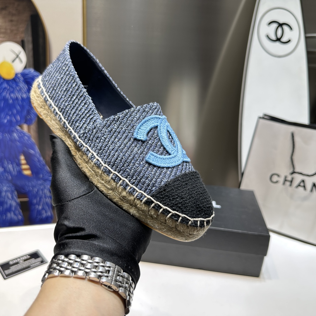 p200 💐💐CHANEL Chanel Fisherman Shoes Gold Thread Series La nueva versión de alta gama está disponible simultáneamente…