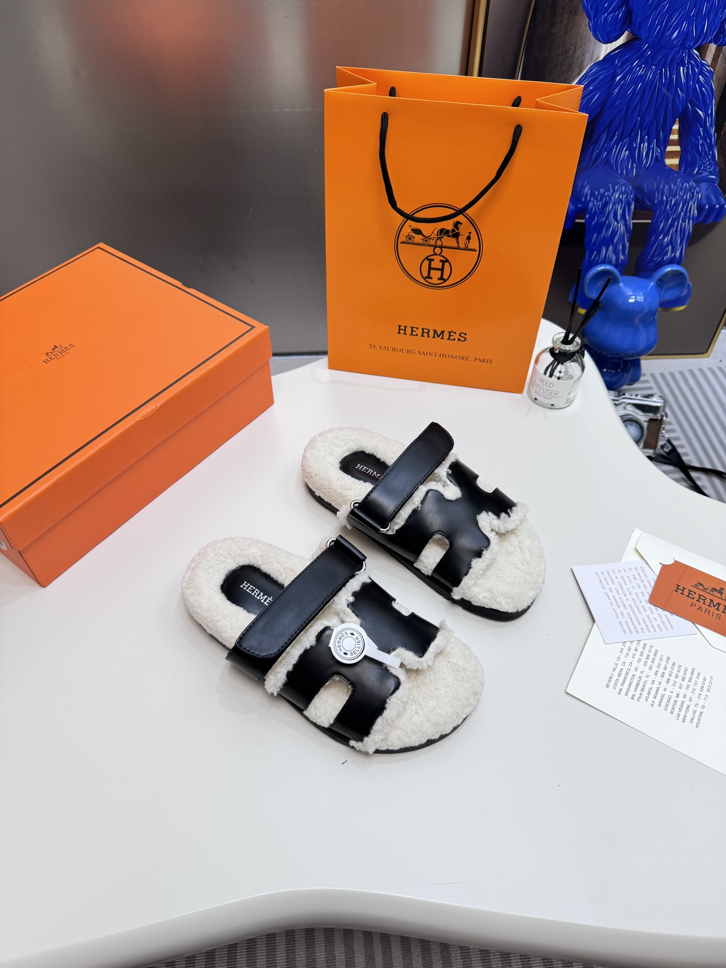 Hermes Shoes Slippers At Cheap Price
 Lambswool PU TPU Casual