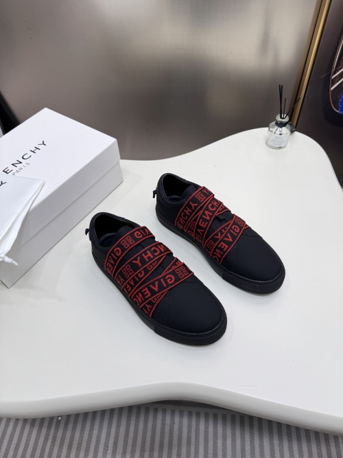 Givenchy City Sneakers: Water Washed Leather, Elastic Logo, Comfortable Fit 1 Givenchy City Sneakers: Water Washed Leather, Elastic Logo, Comfortable Fit