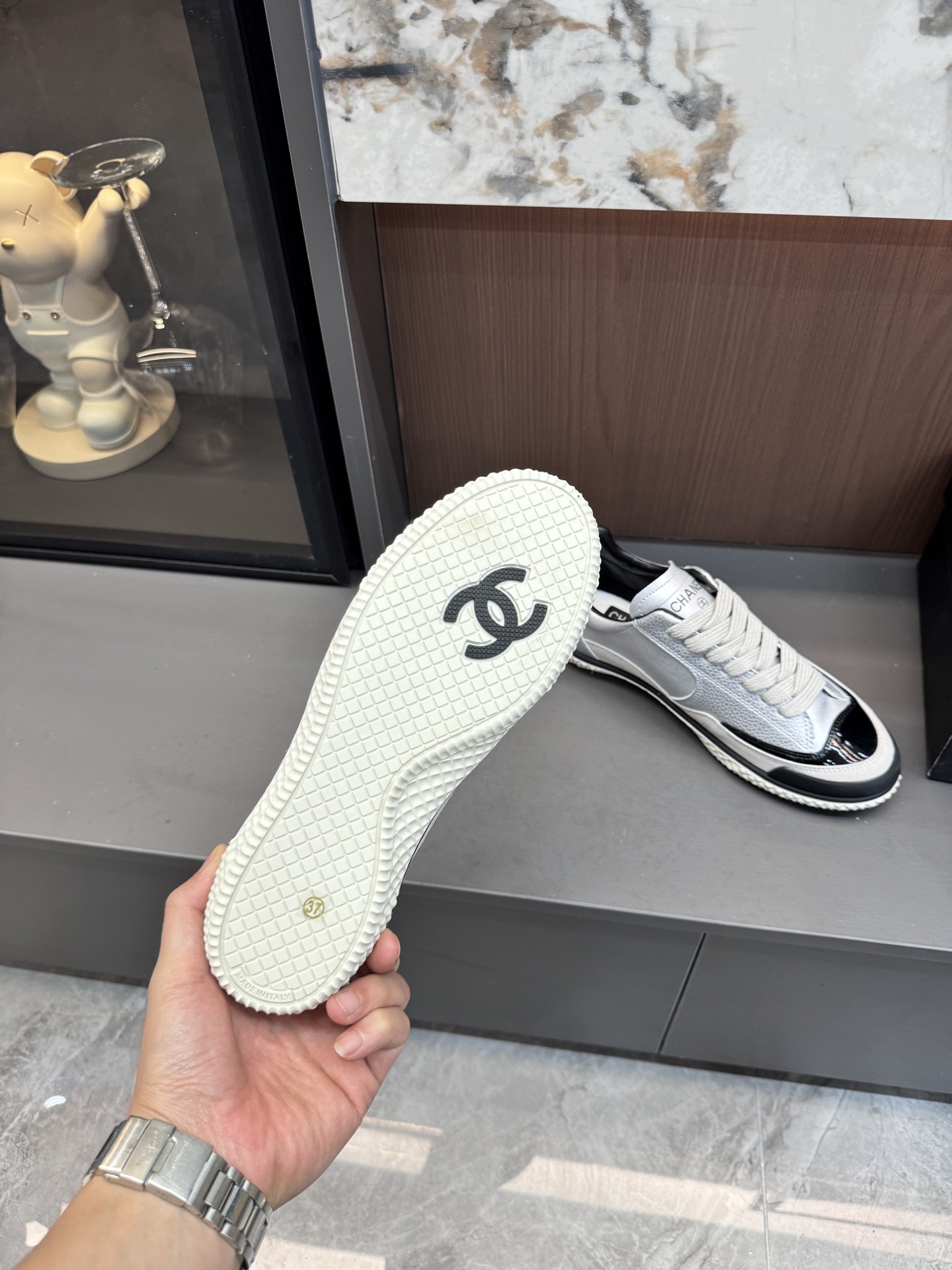 Chanel Haute Couture Classic Luxury Leather Shoe Loafer Shoes 6