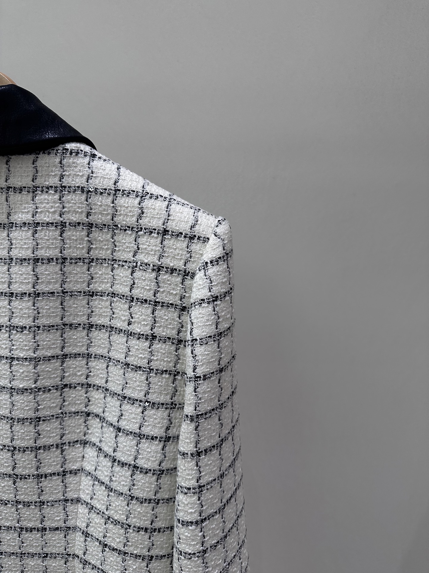Elegant Women's White Plaid Tweed Dress, Long Sleeve Chanel Style Design 8 i1756705593074 4337 0 6